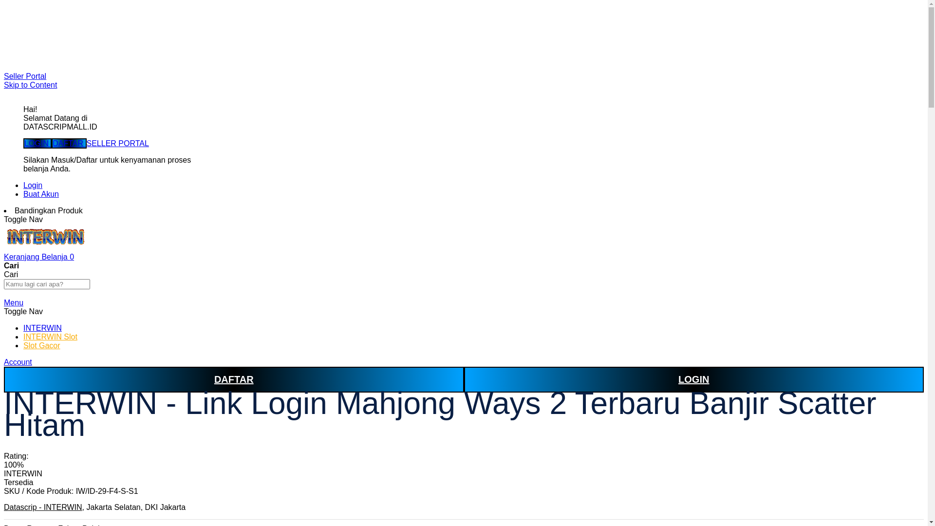 website screenshot of https://interwins.shop