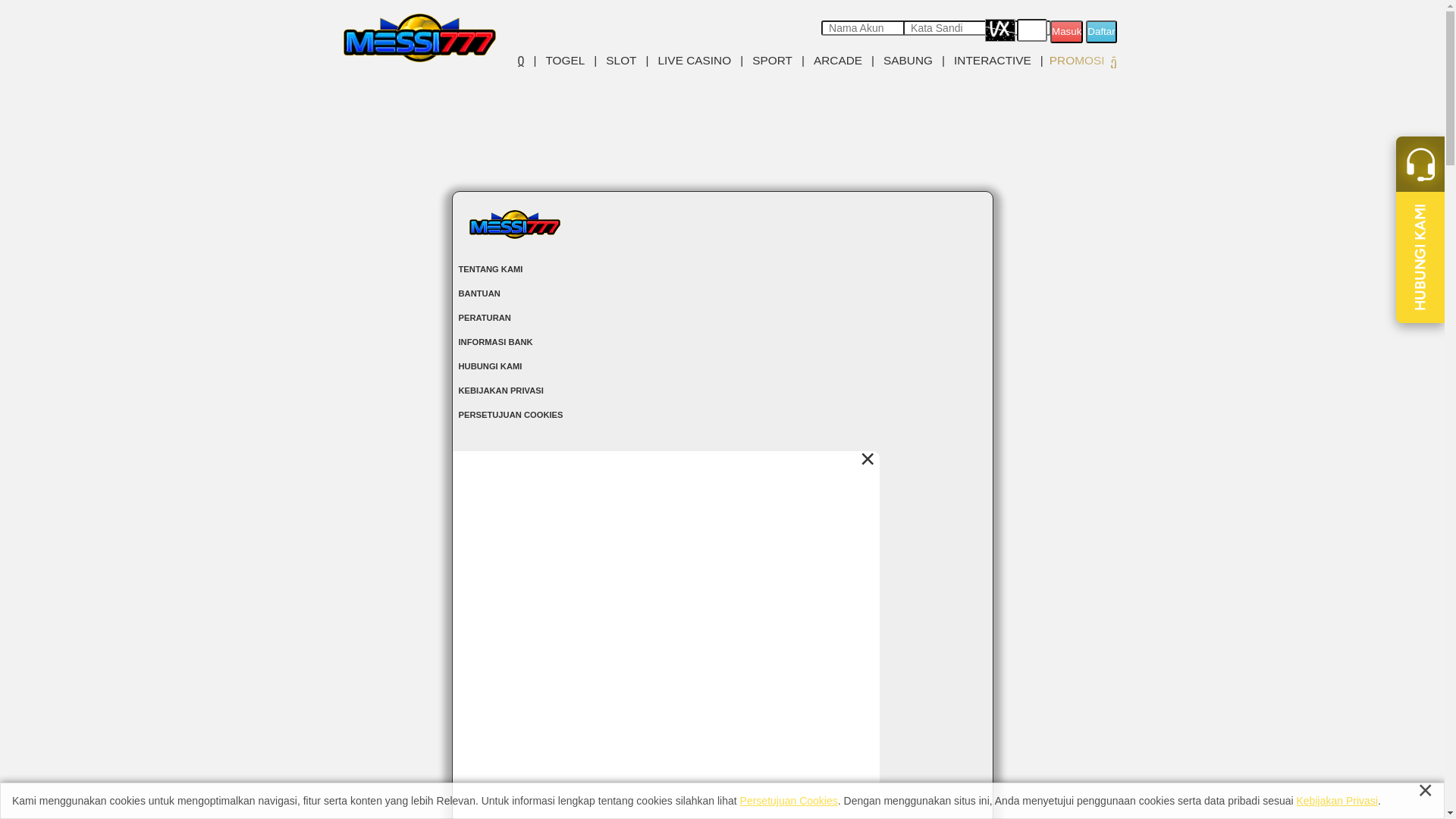 website screenshot of https://messiargentina.space/