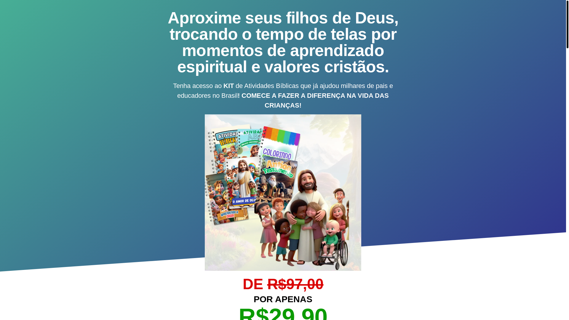 website screenshot of https://andandocomjesuscristo.com.br/