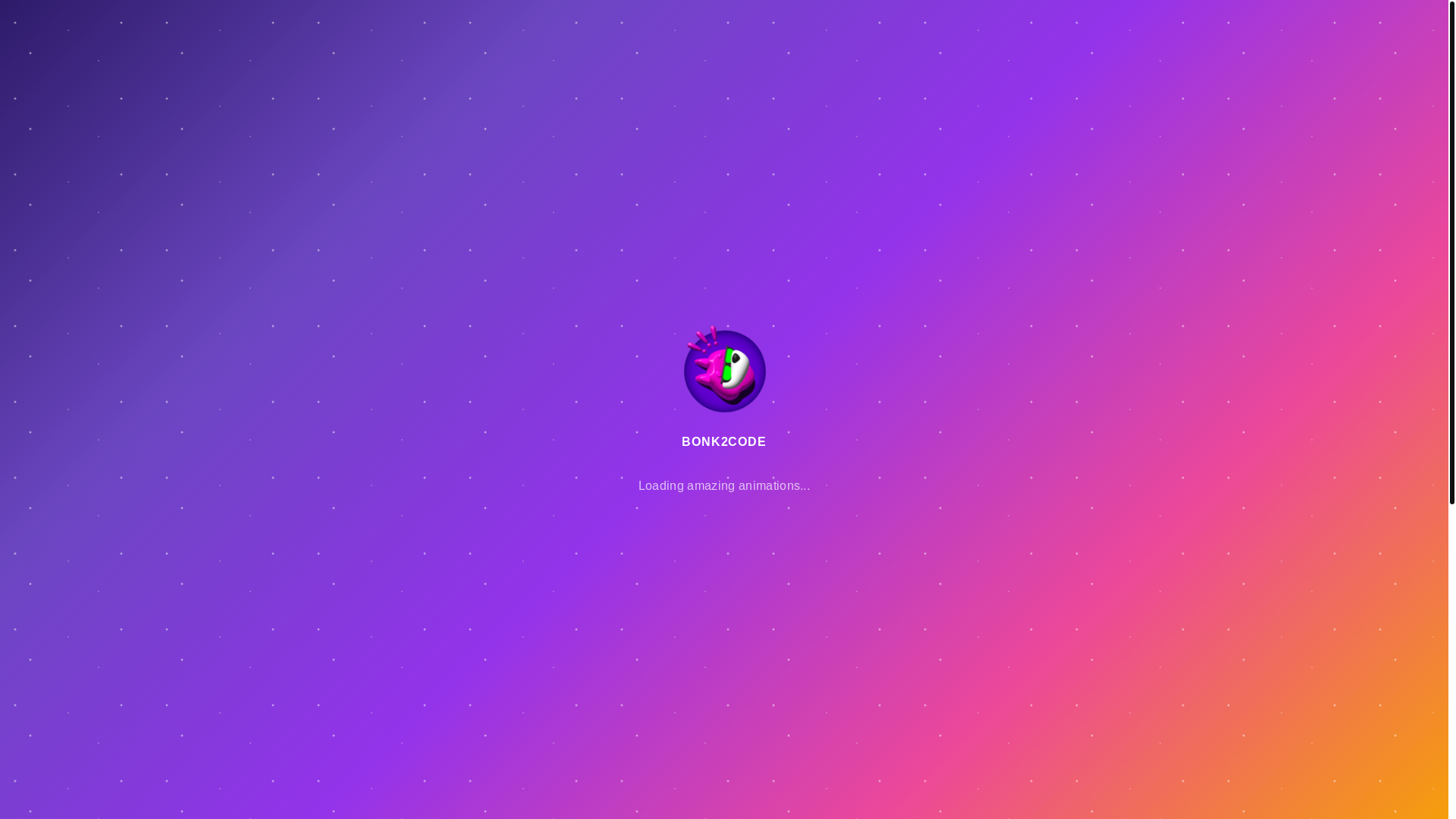 website screenshot of https://bonk2code.fun/
