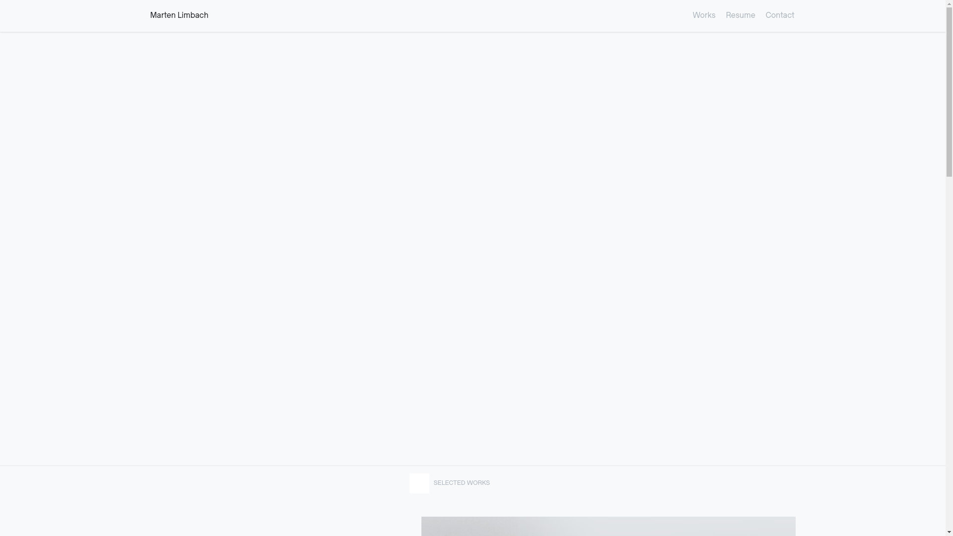 website screenshot of https://martenlimbach.ee/