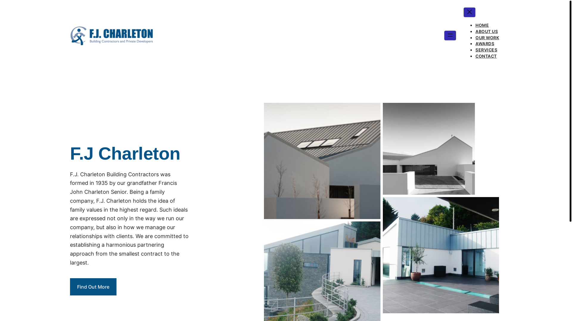 website screenshot of https://fjcharleton.co.uk/