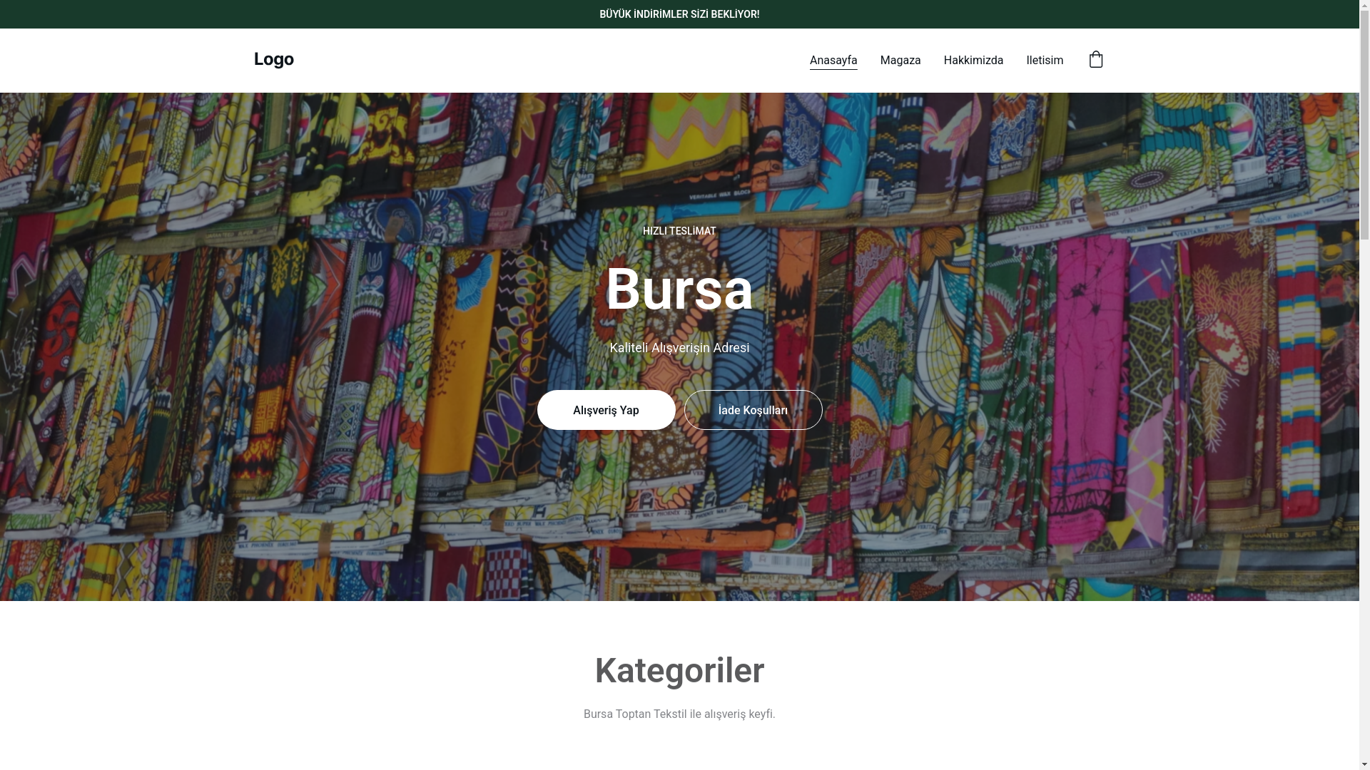 website screenshot of https://bursatekstilci.com/