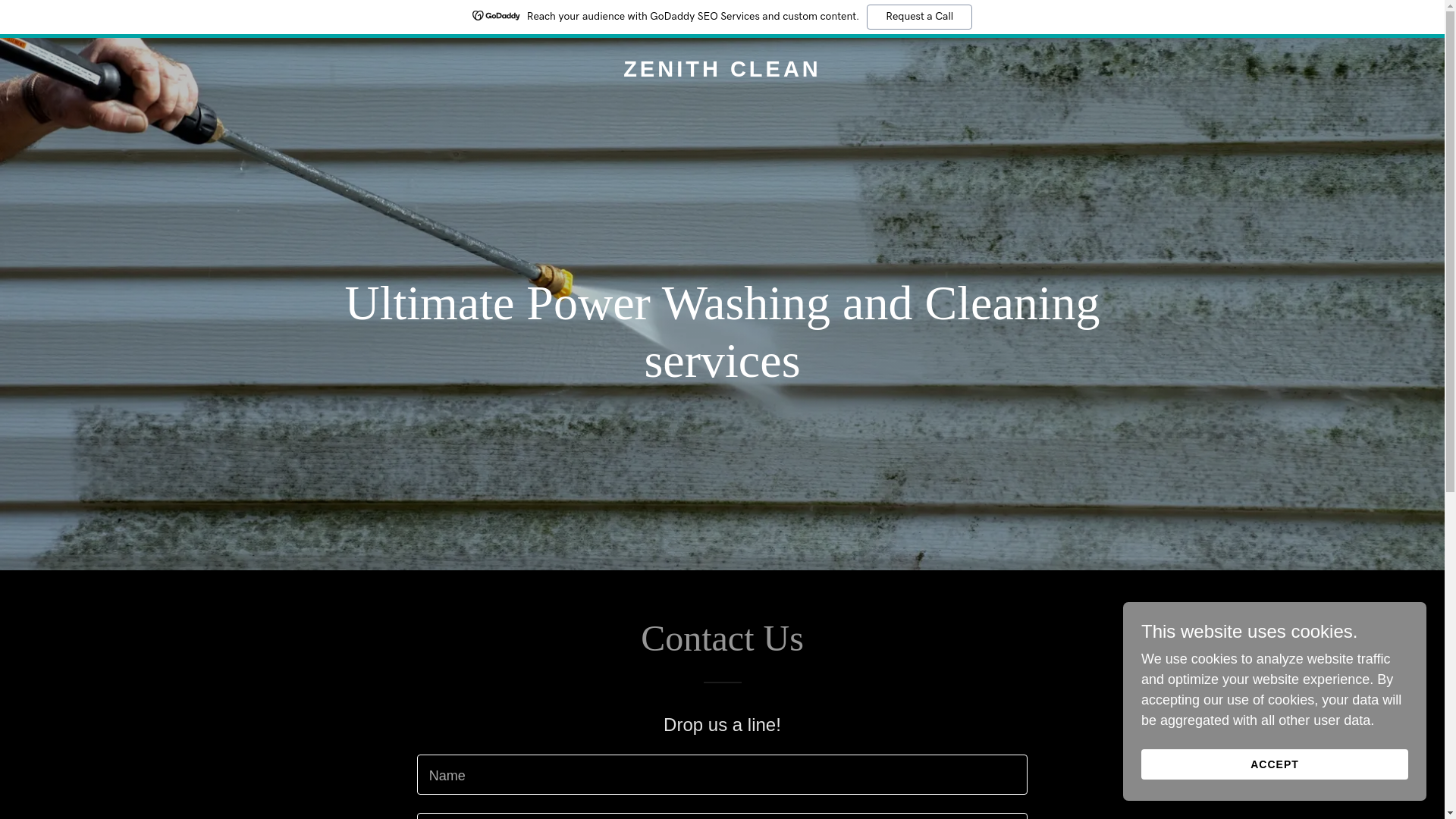 website screenshot of https://zenithclean.com.au/