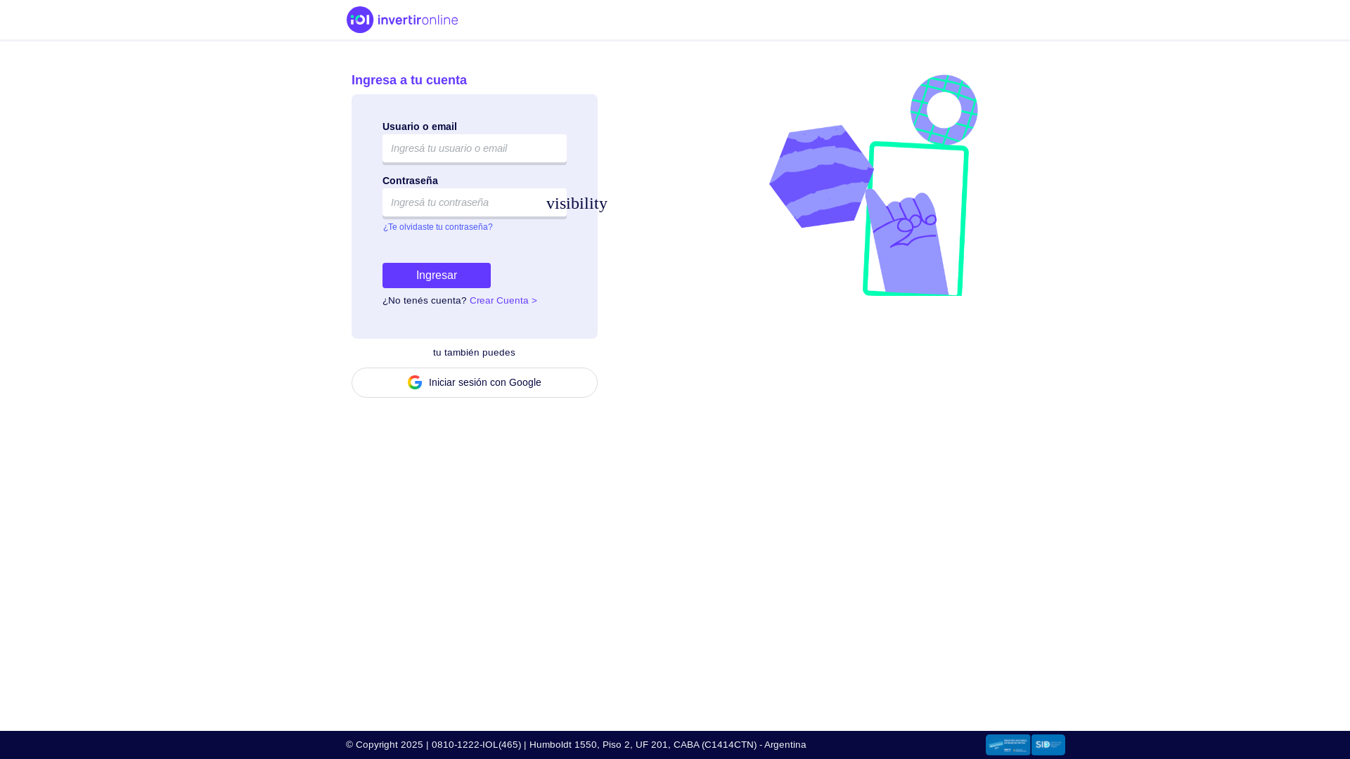 website screenshot of https://invertironline-ar.com/
