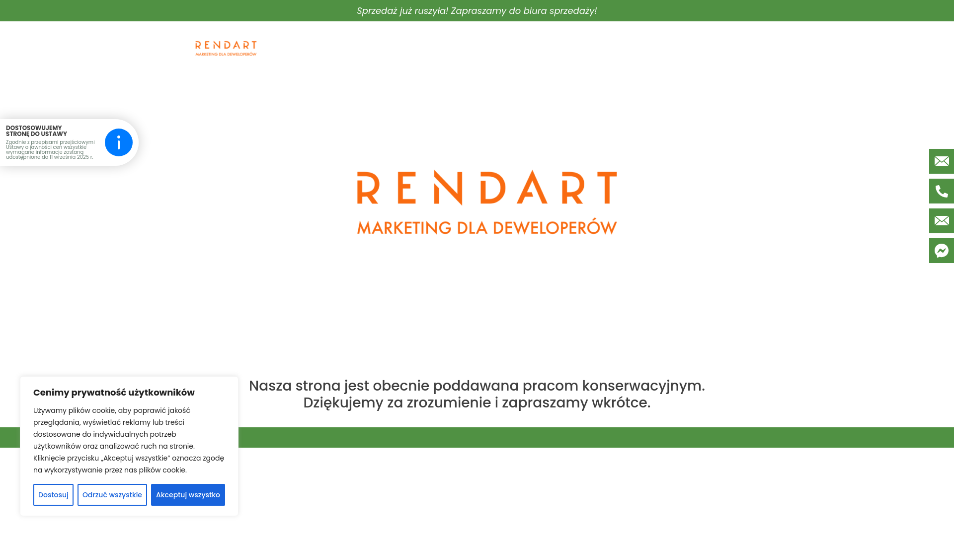 website screenshot of https://twojeelewacje.pl/