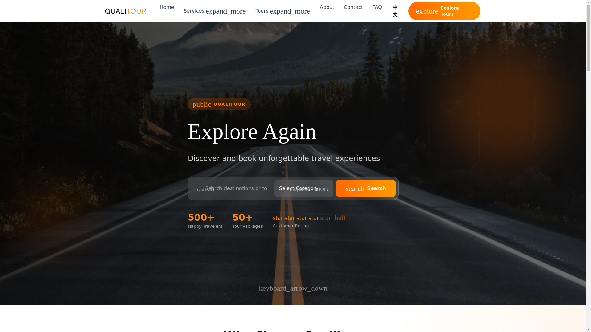 website screenshot of https://qualitour-astro.pages.dev/