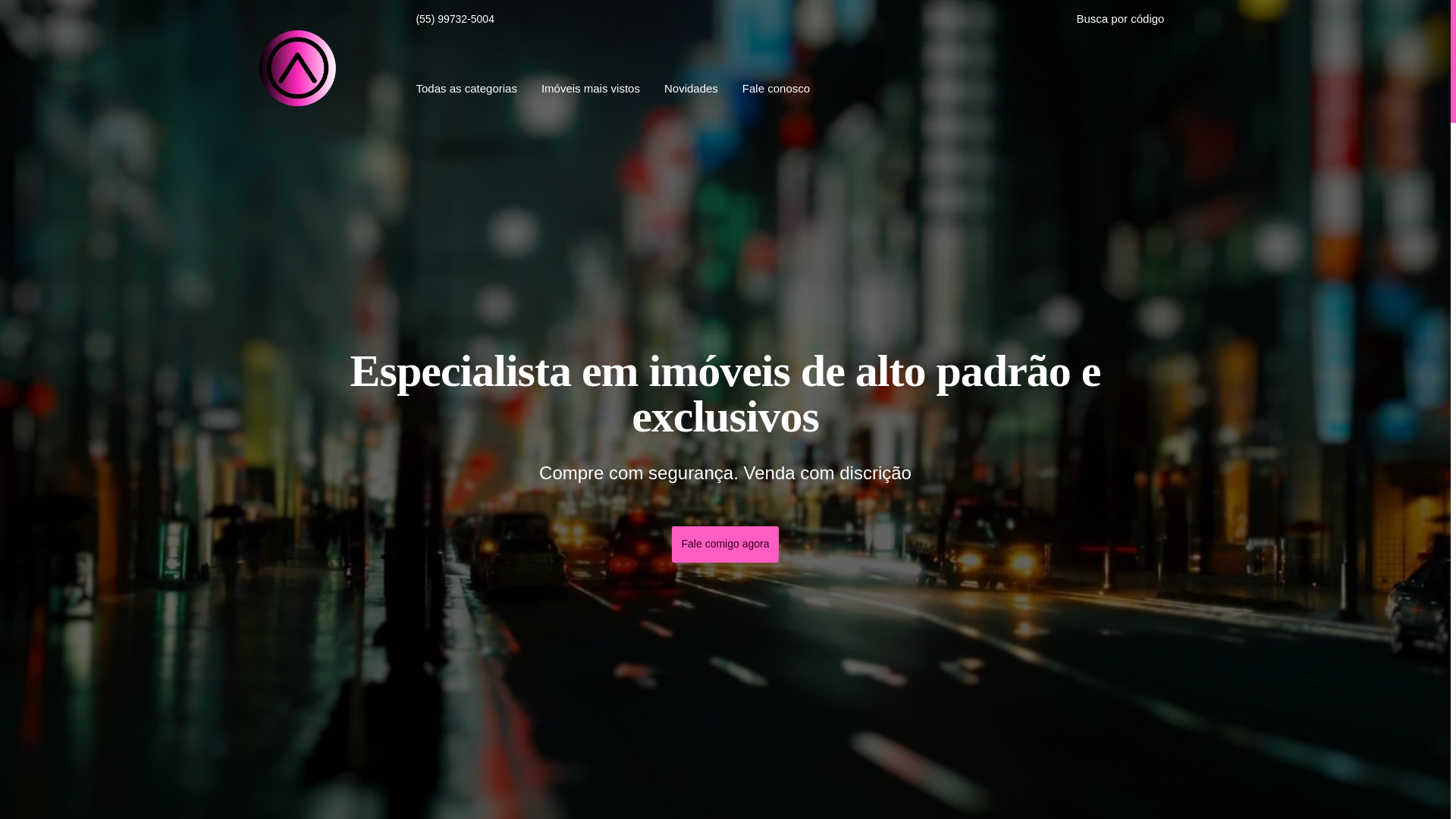 website screenshot of https://imoveisdosreis.com.br/