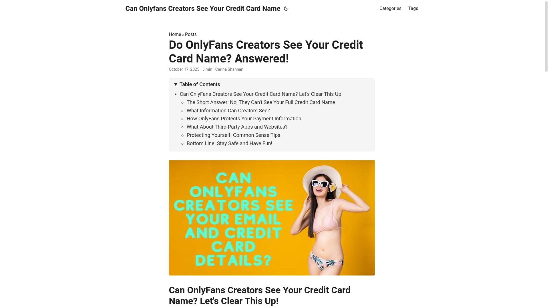 website screenshot of https://can-onlyfans-creators-see-your-credit-card-name.pages.dev/