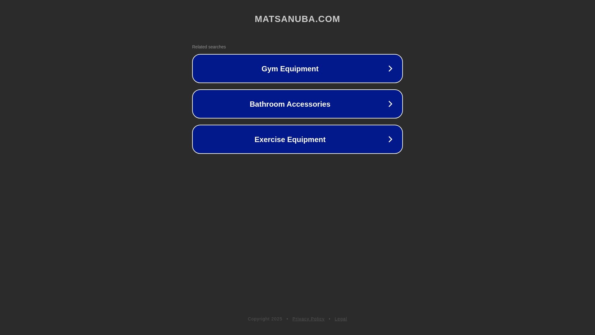 website screenshot of https://matsanuba.com/