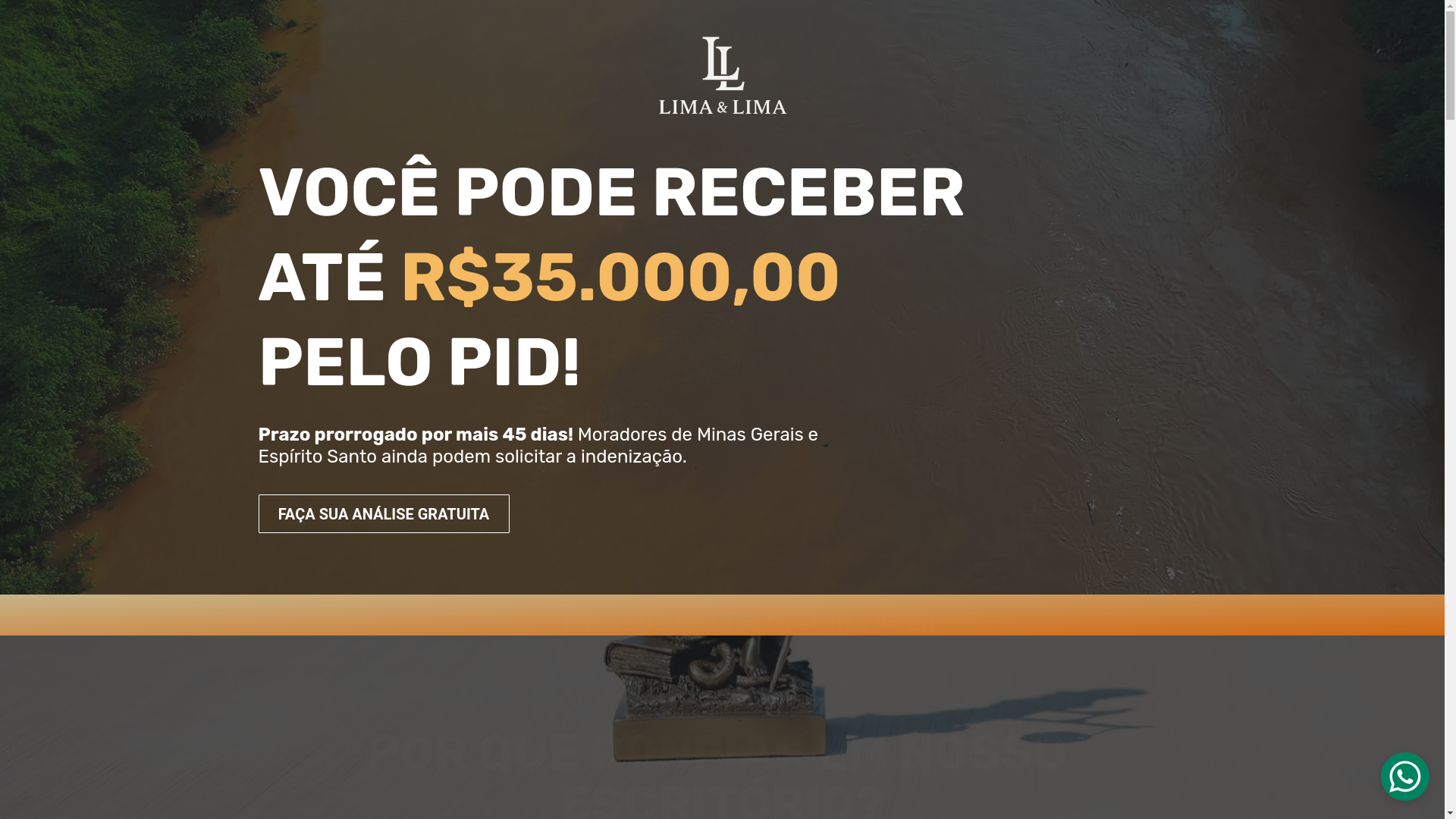 website screenshot of https://advlimaelima.com/
