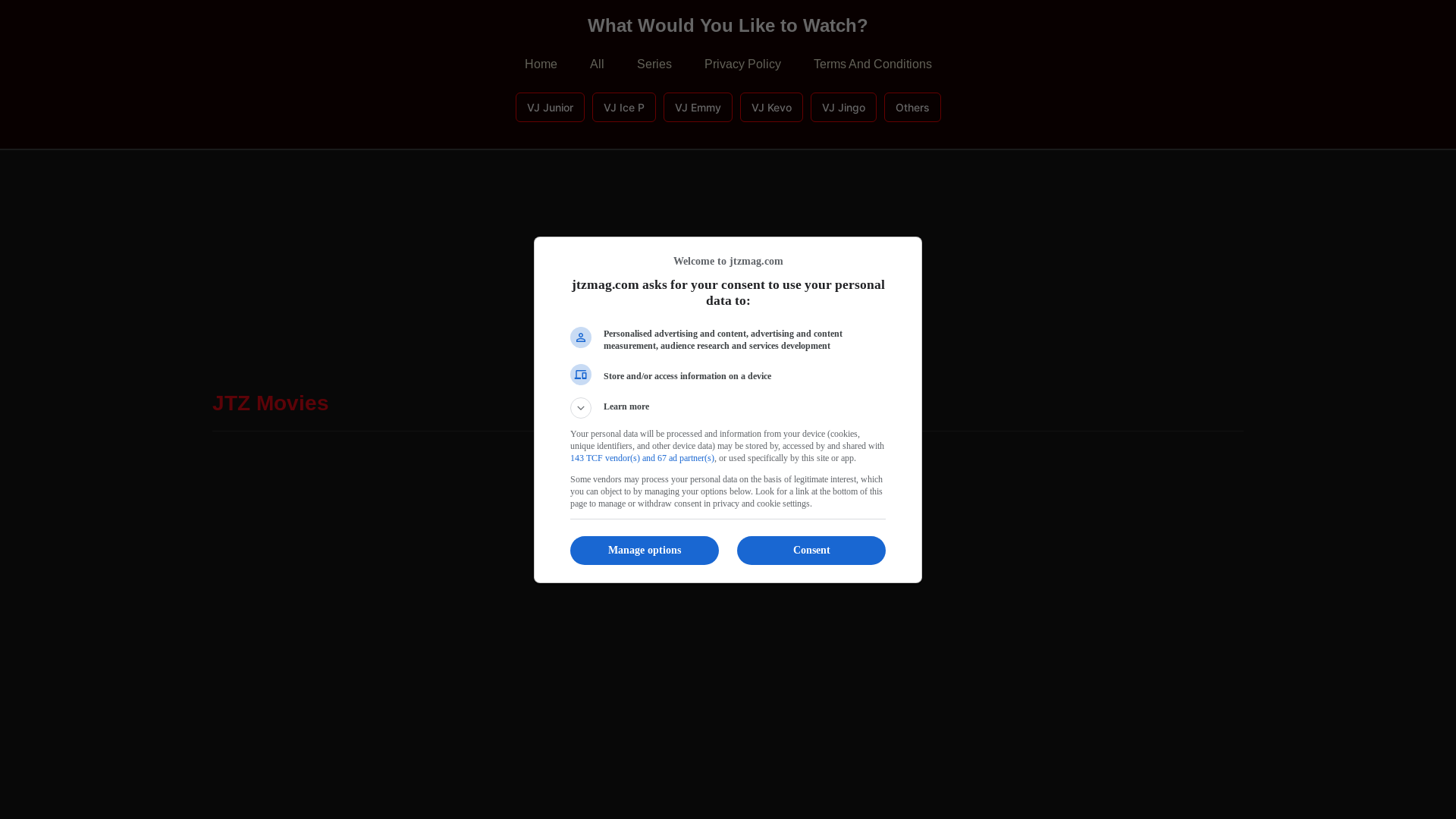 website screenshot of https://jtzmag.com/index.php