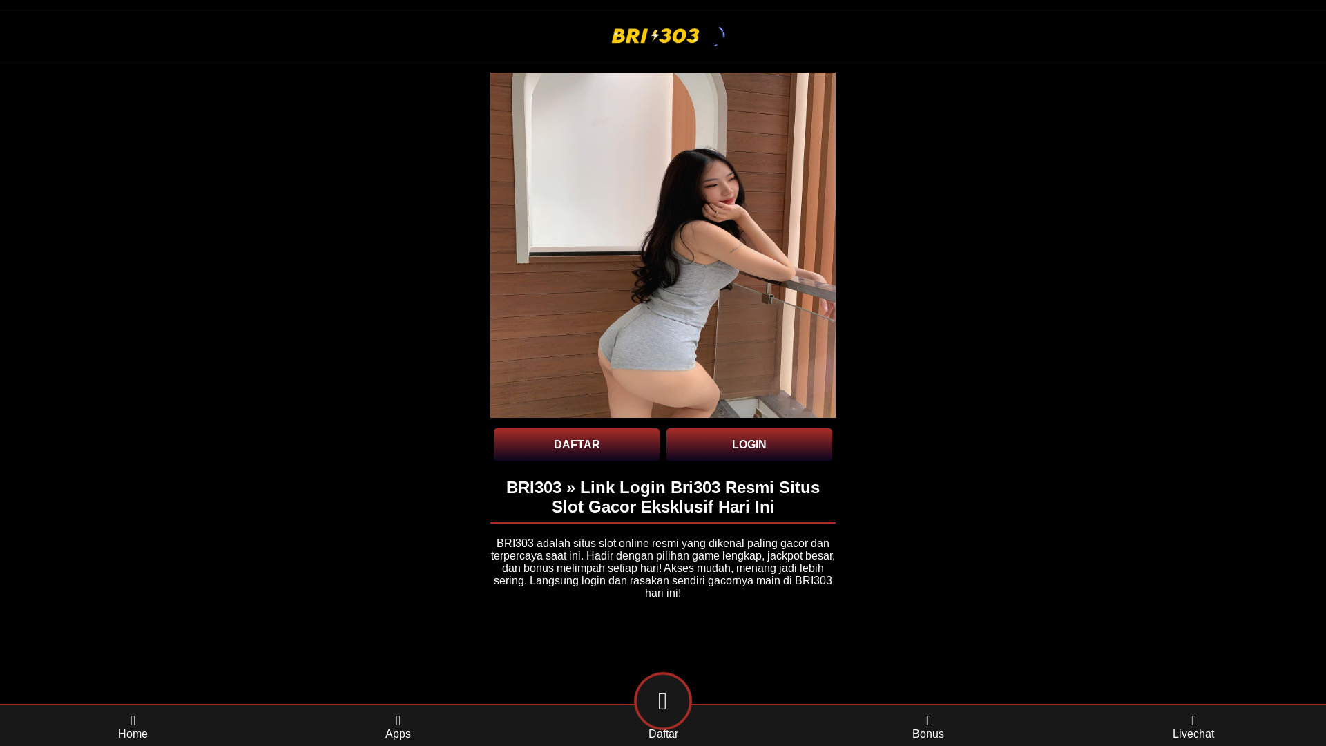 website screenshot of https://bri303-eksklusif.pages.dev/