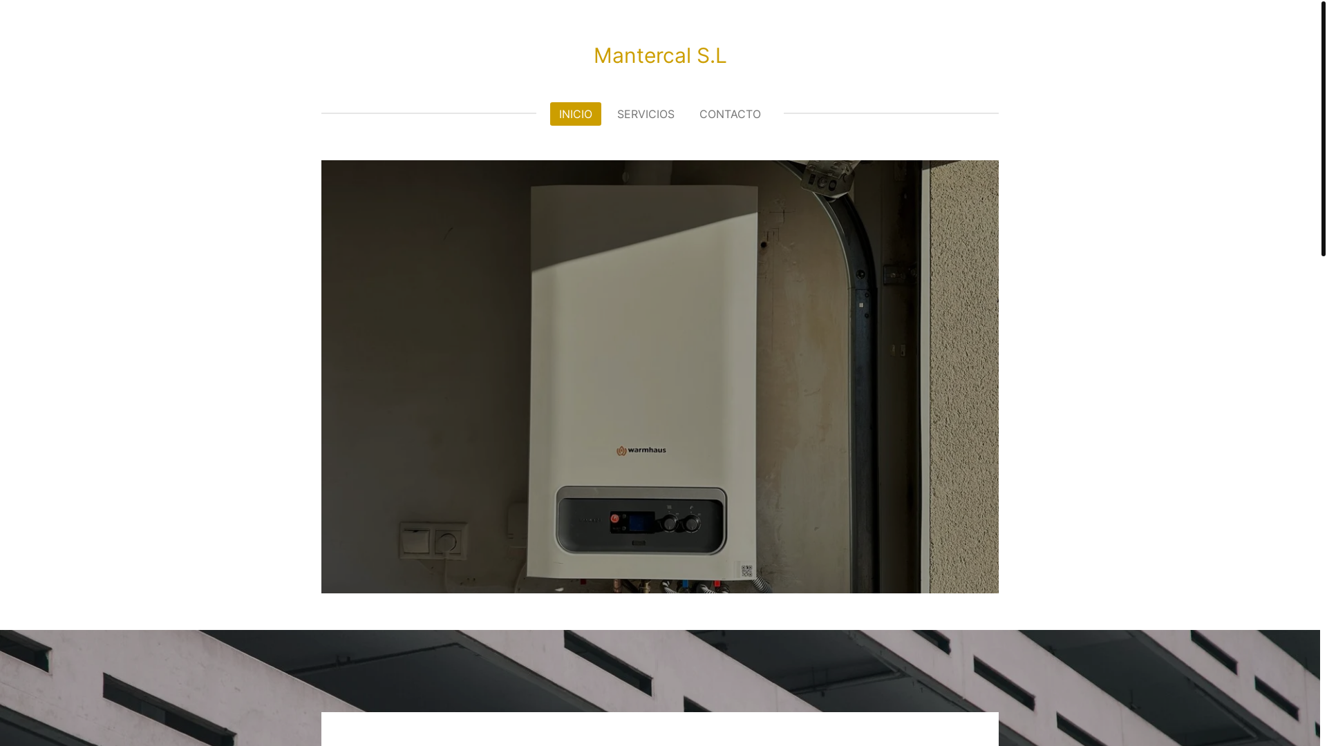 website screenshot of https://mantercalsl.com/