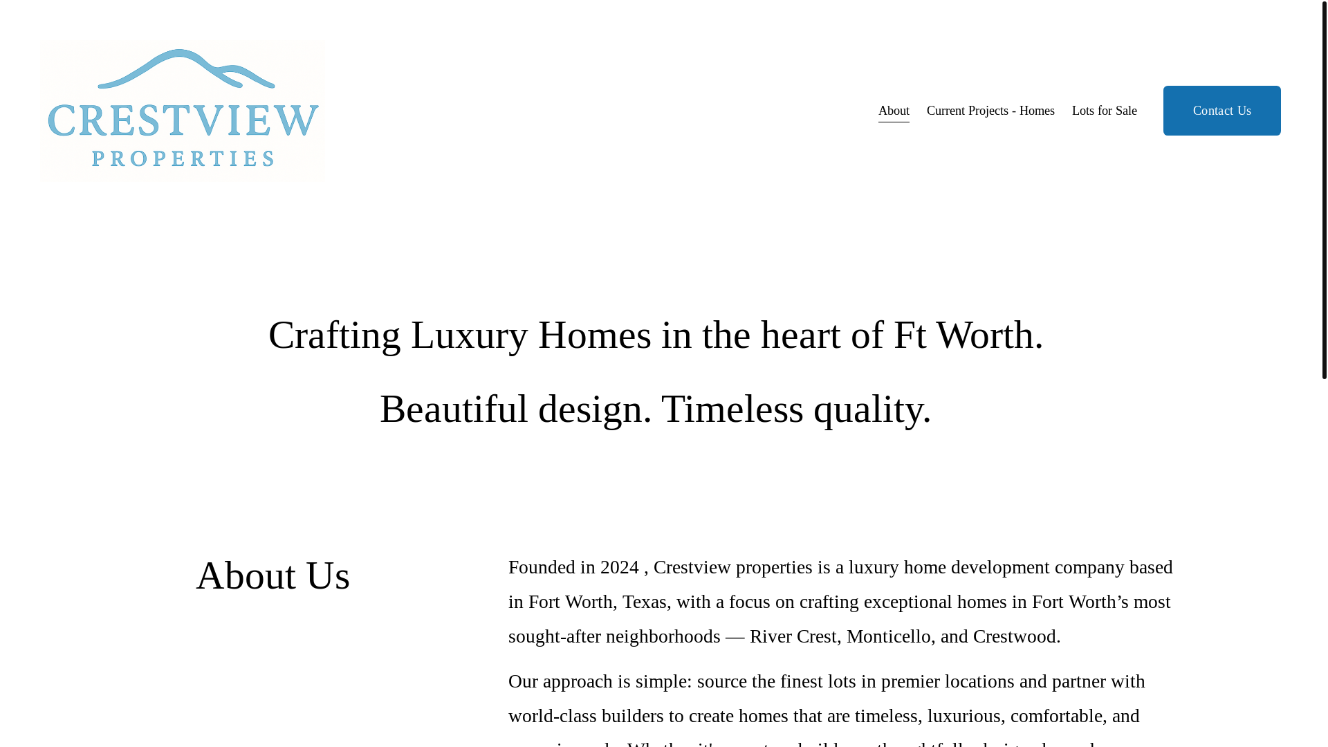 website screenshot of https://crestview-properties.com/