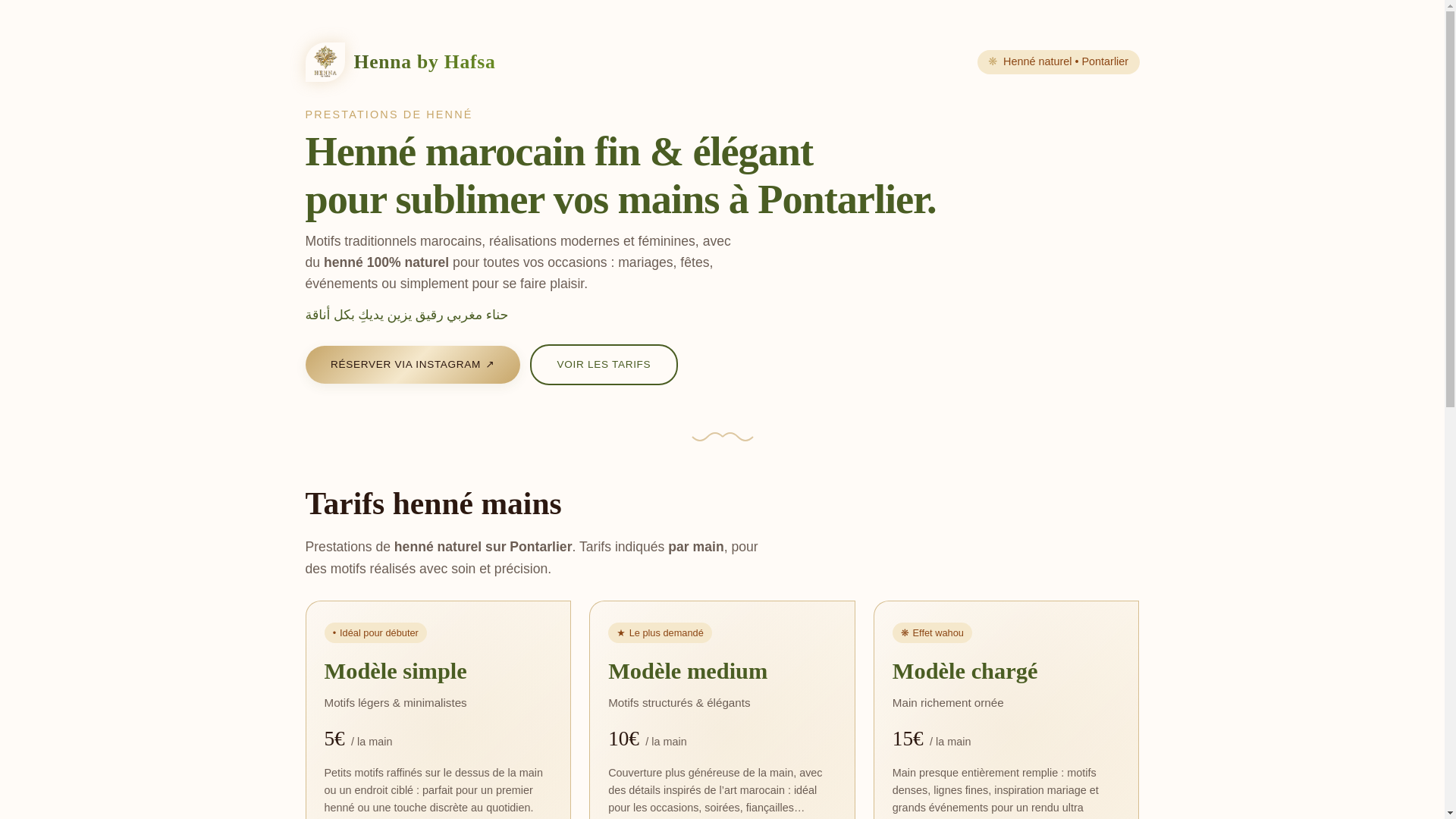 website screenshot of https://henna-by-hafsa.fr/