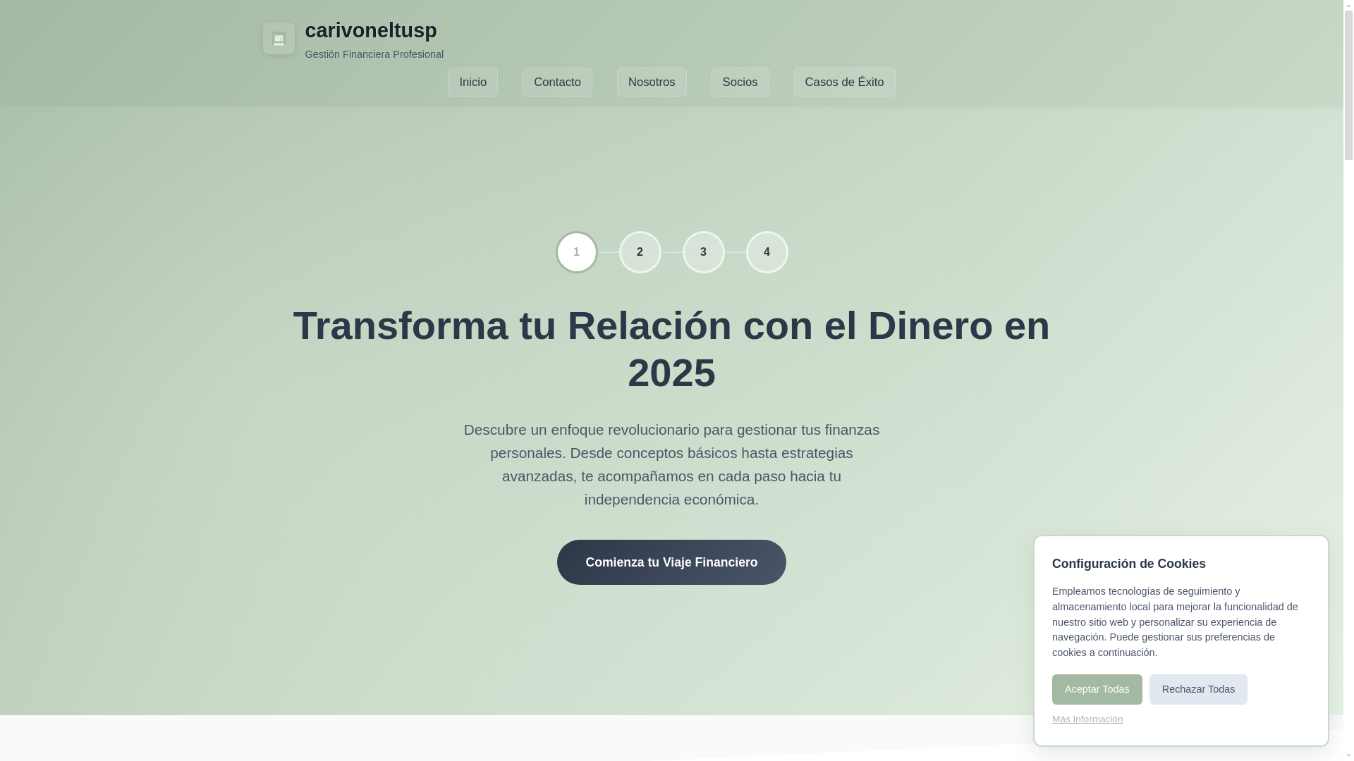 website screenshot of https://carivoneltusp.com/