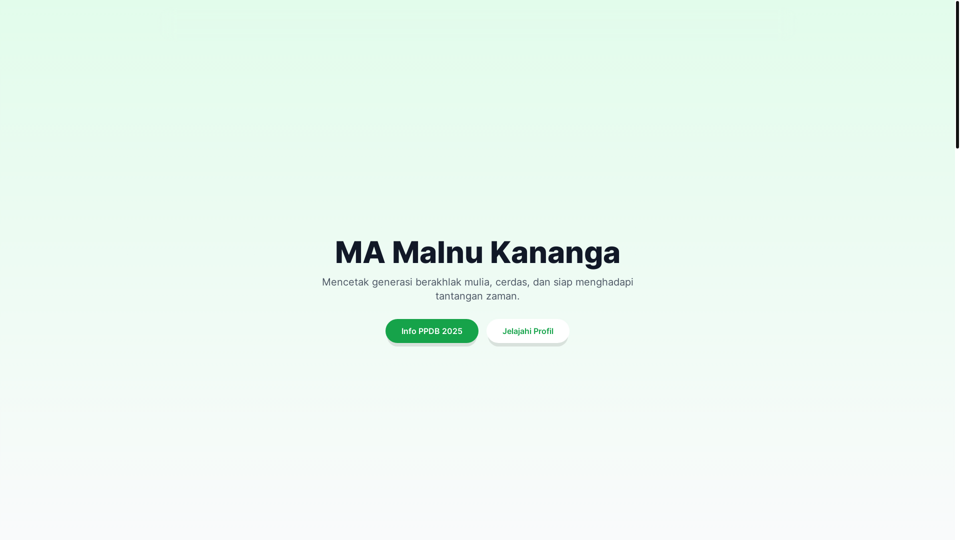 website screenshot of https://malnu.pages.dev/