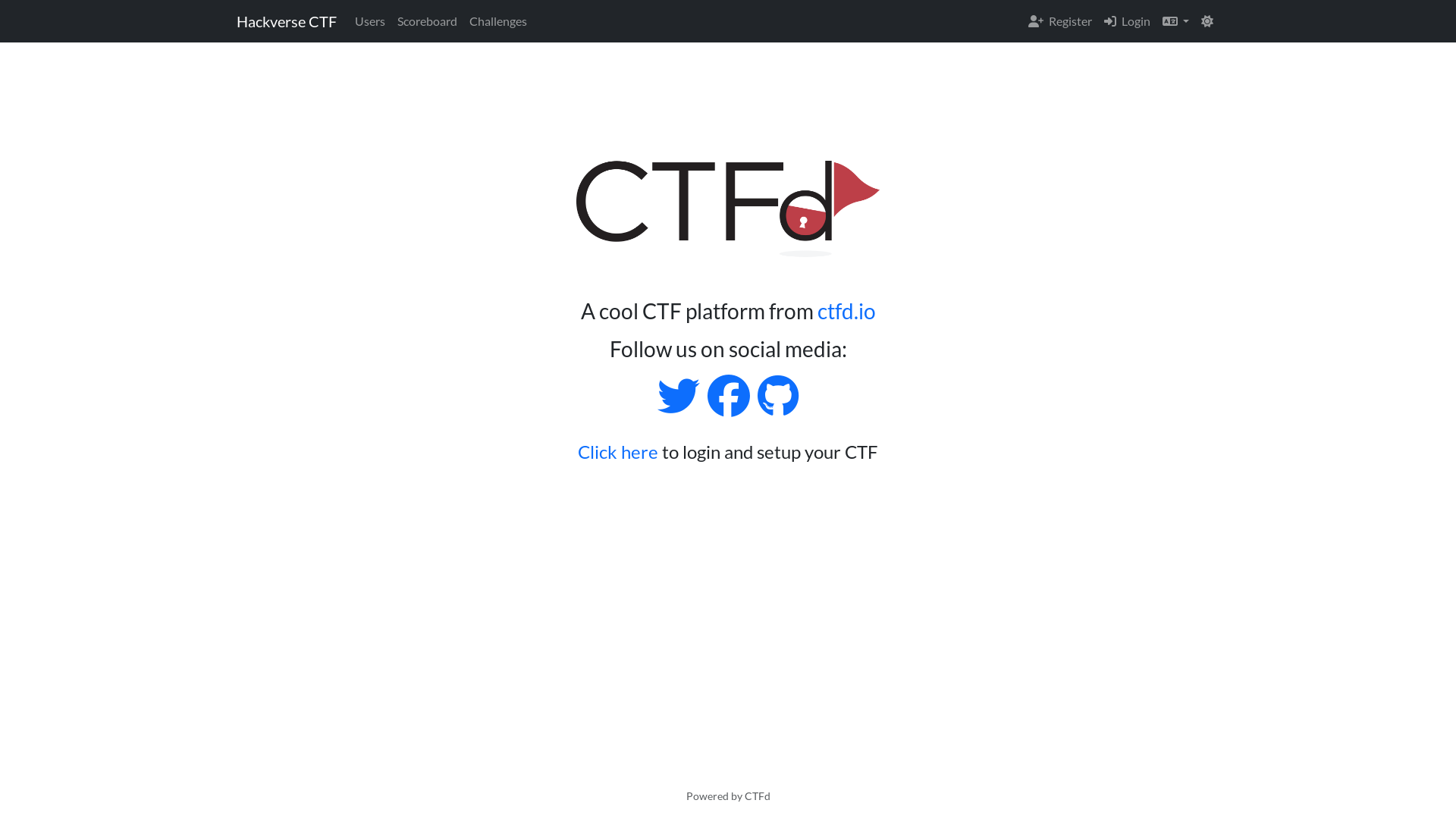 website screenshot of https://hackverse.fun/