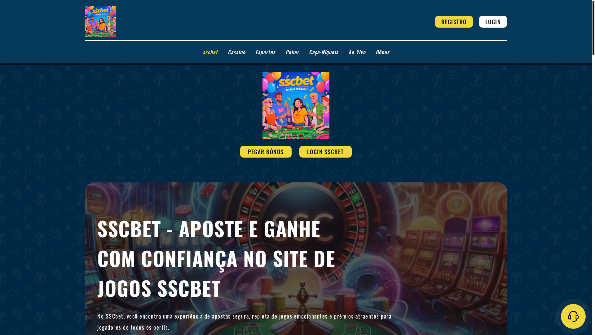 website screenshot of https://sscbet-br5.com/