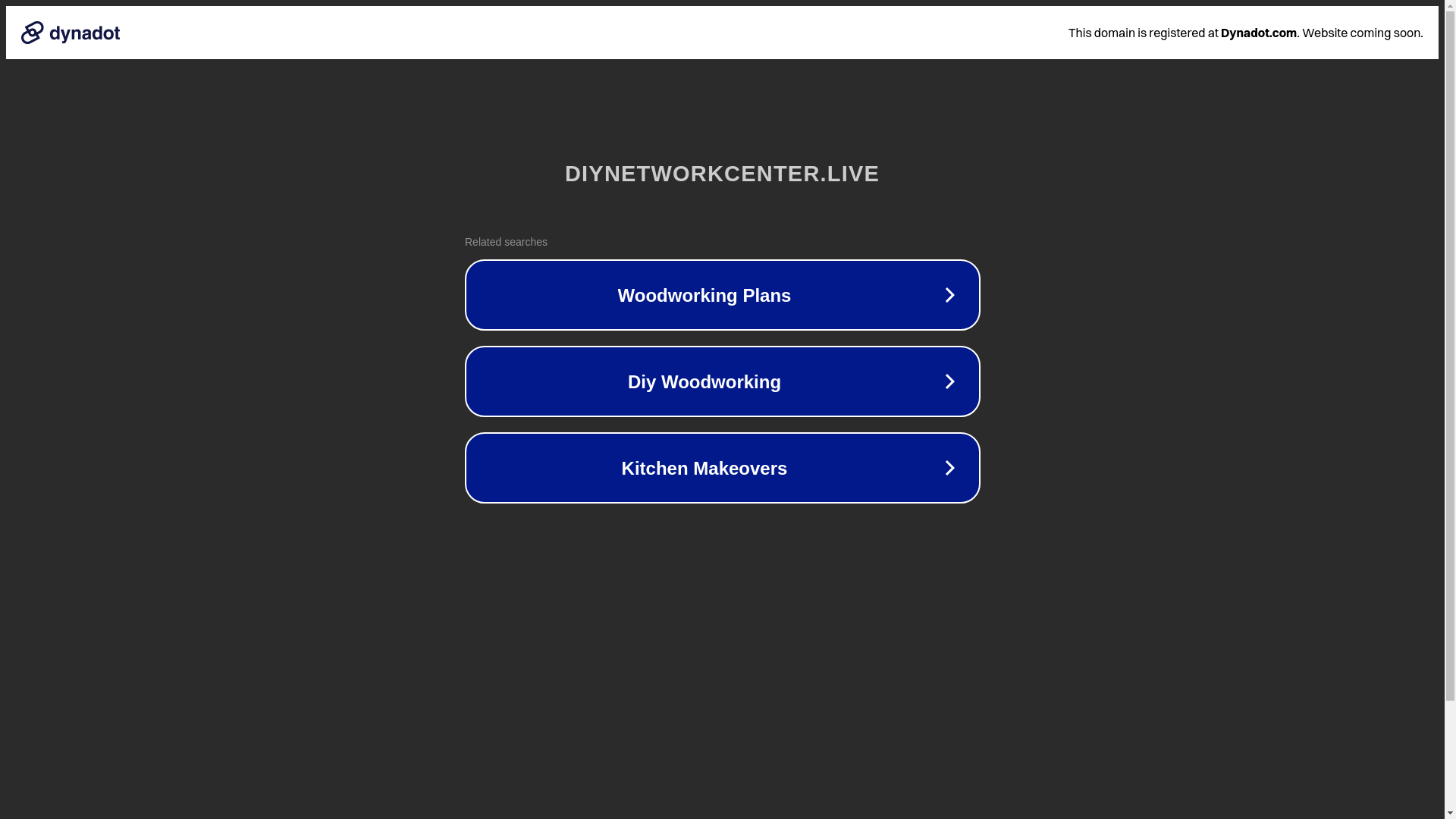 website screenshot of https://diynetworkcenter.live/