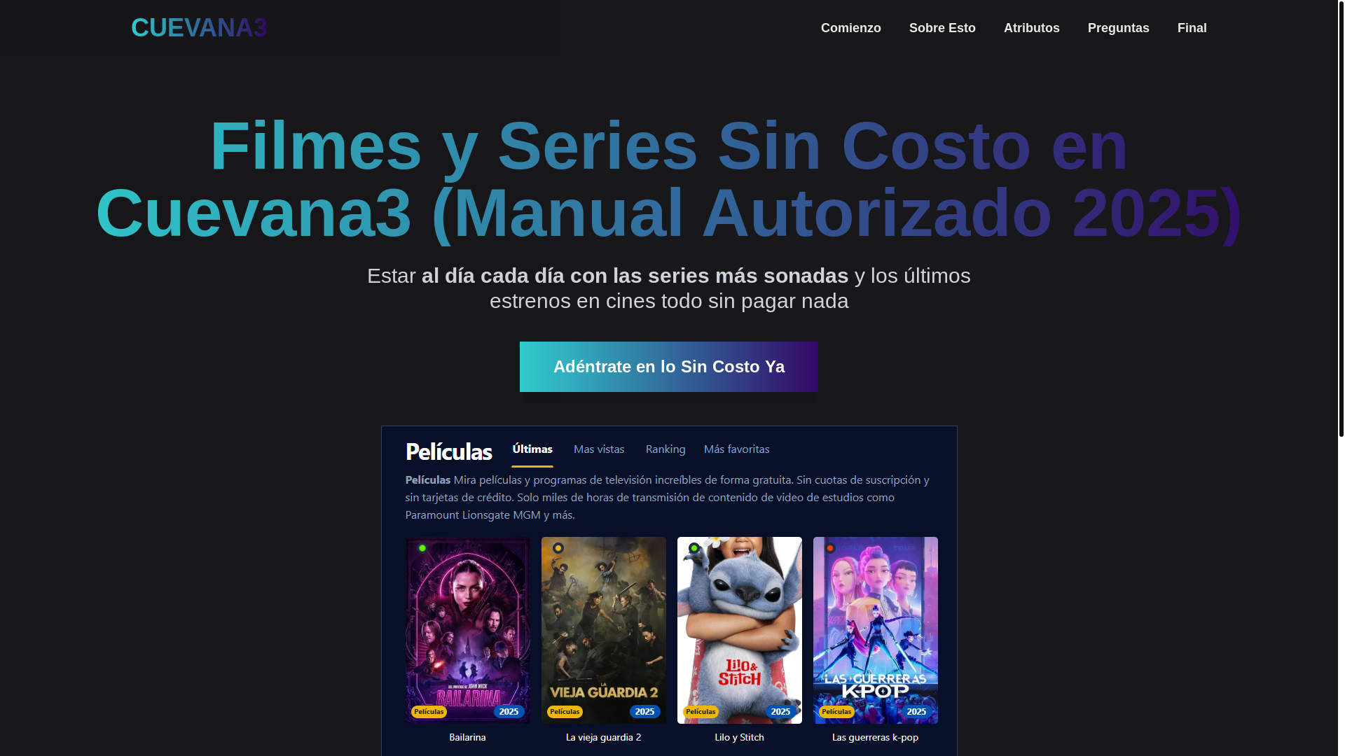 website screenshot of https://cuevana3-iiay.pages.dev/