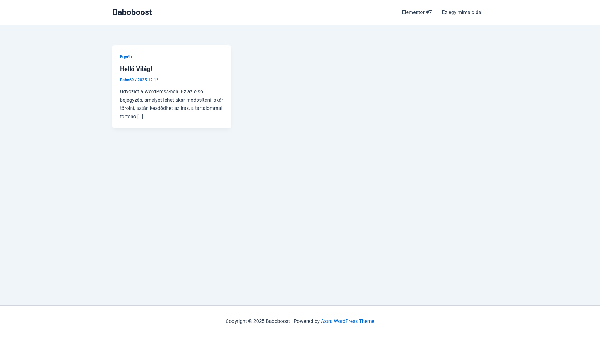 website screenshot of https://baboboost.eu/