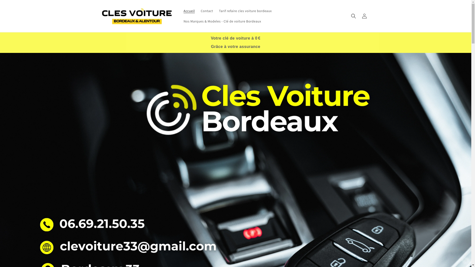 website screenshot of https://refaire-cles-voiture-bordeaux.fr/