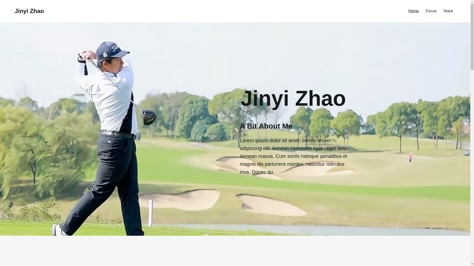 website screenshot of https://derekzhao1109.com/