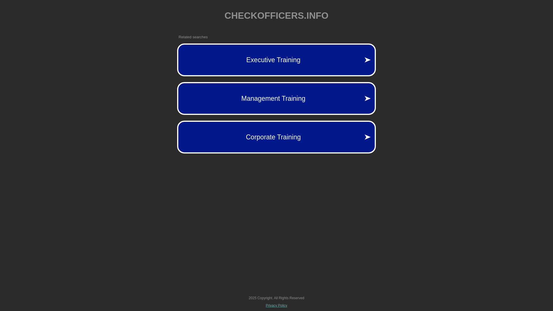 website screenshot of https://checkofficers.info/