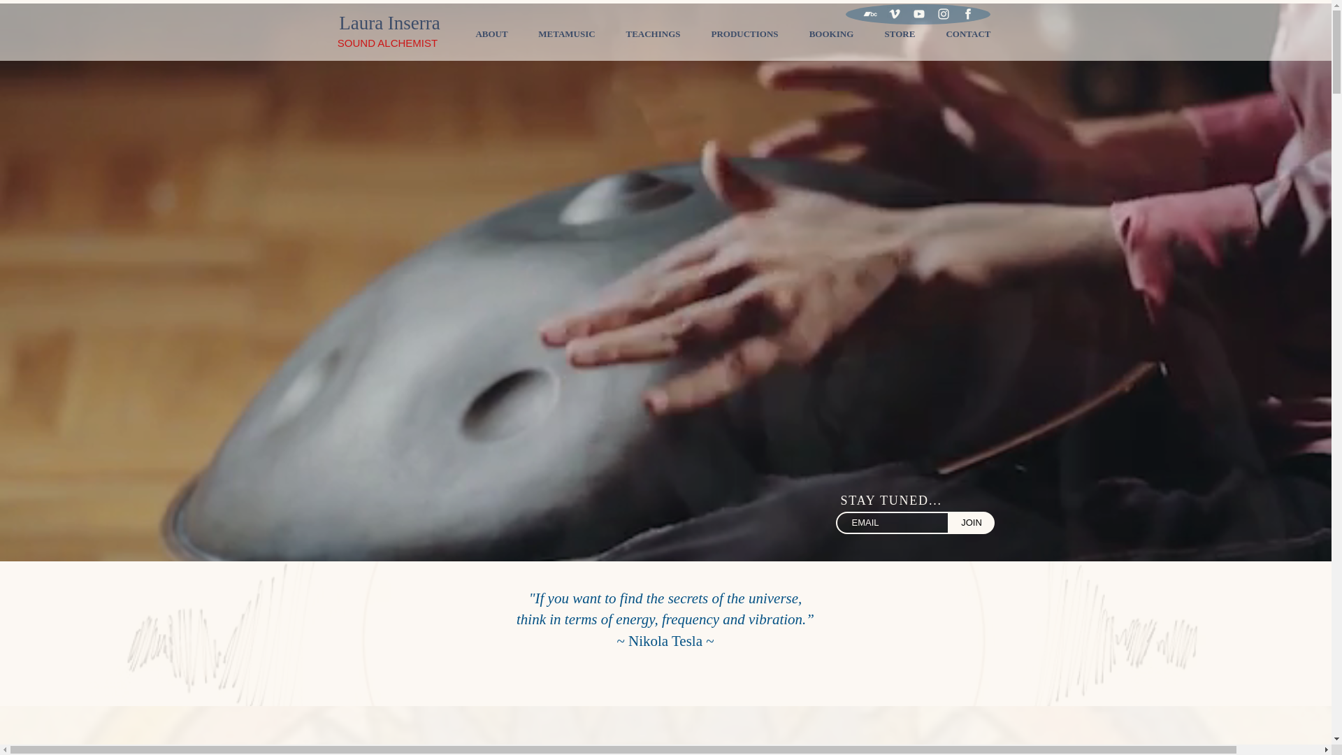 website screenshot of https://qualiaentrainment.com/