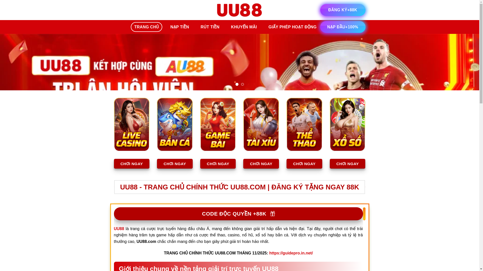 website screenshot of https://bl555mobi.pro/