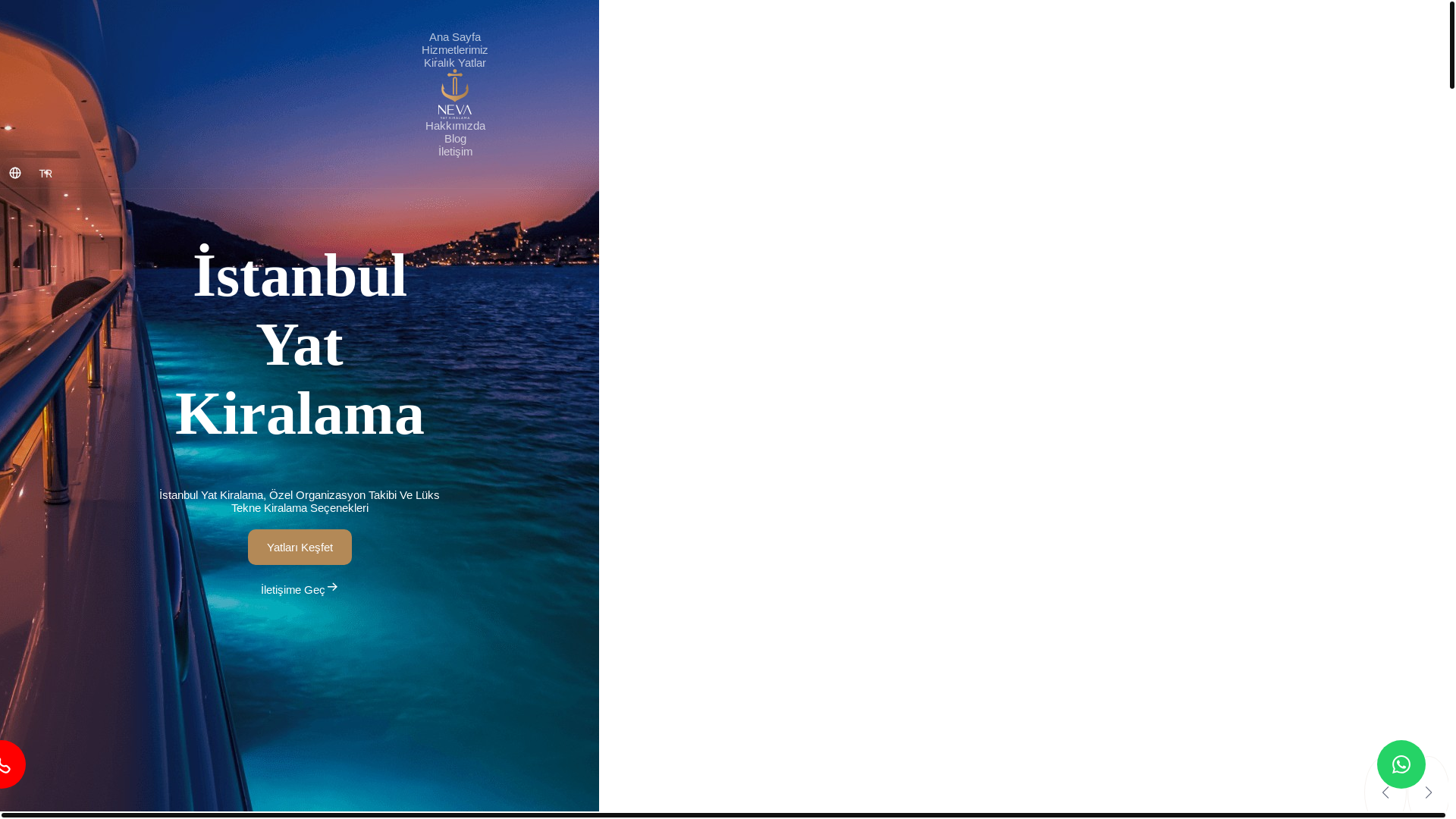 website screenshot of https://nevayatkiralama.com