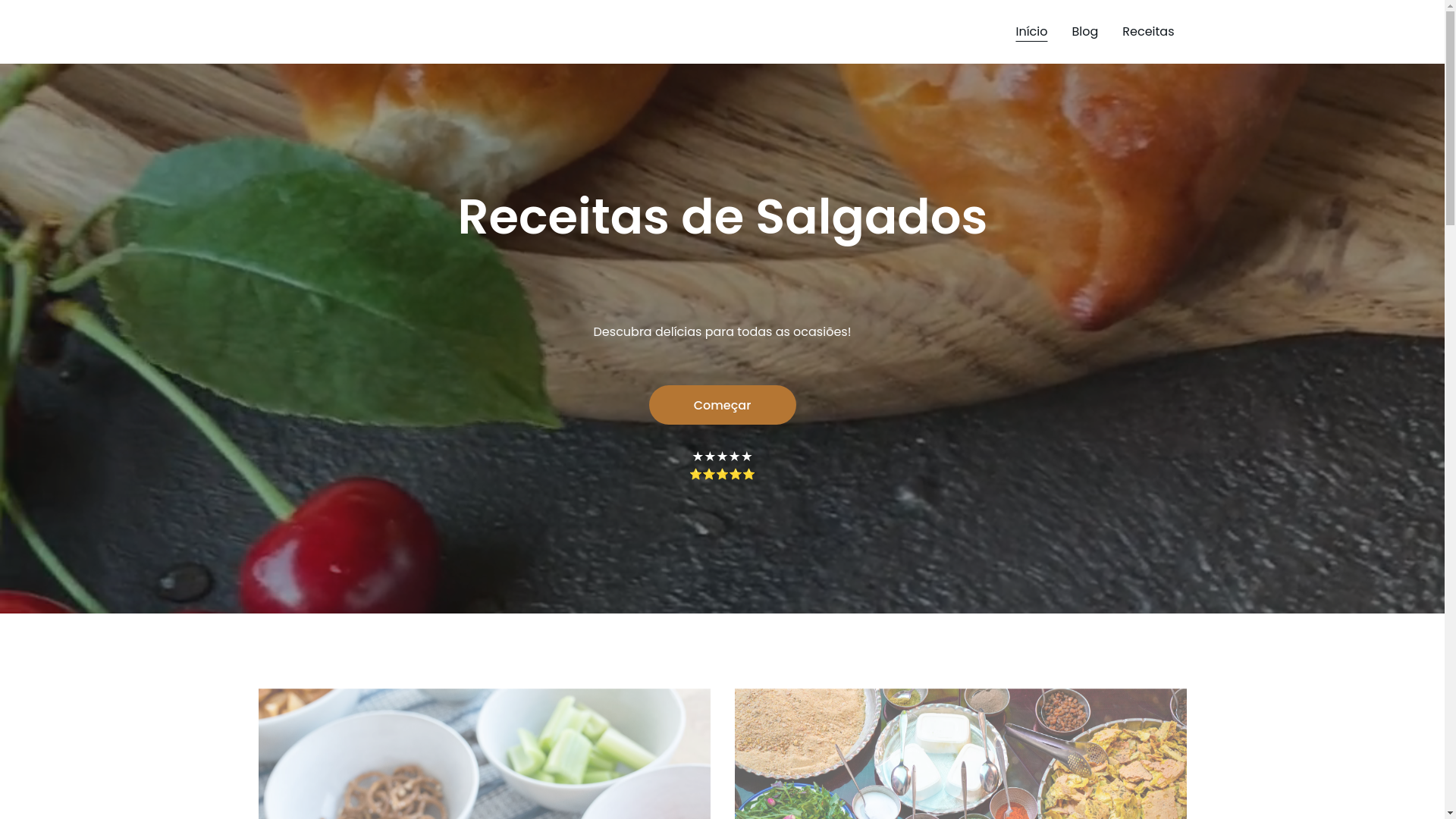 website screenshot of https://receitops.online/