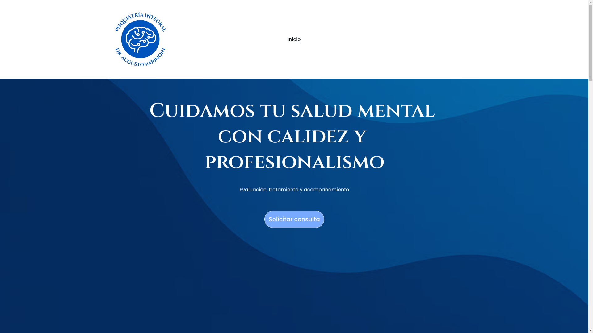 website screenshot of https://psiquiatriaintegralnqn.com/