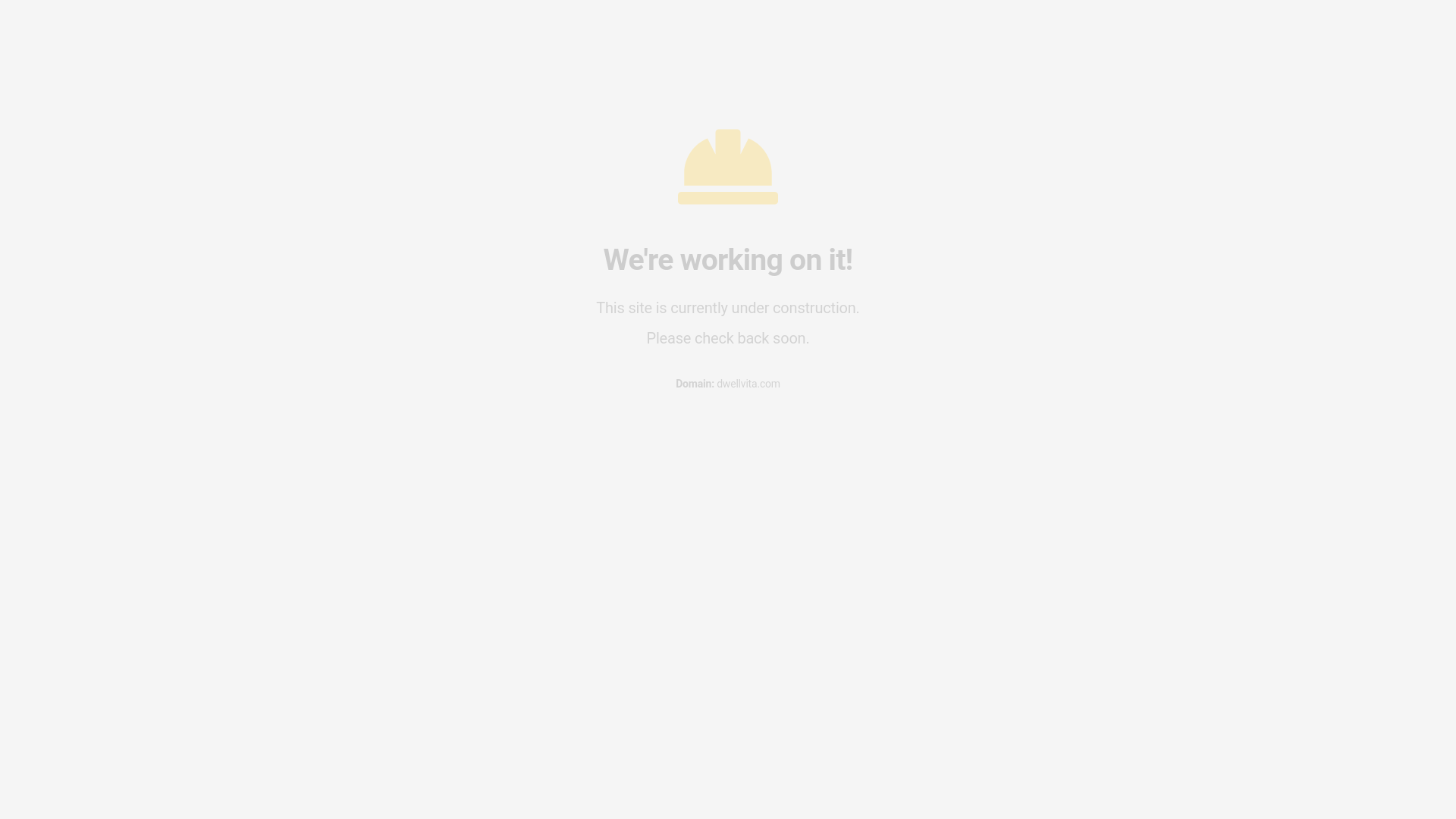 website screenshot of https://dwellvita.com/