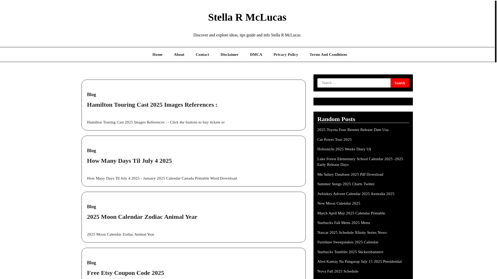 website screenshot of https://stellarmclucas.pages.dev/