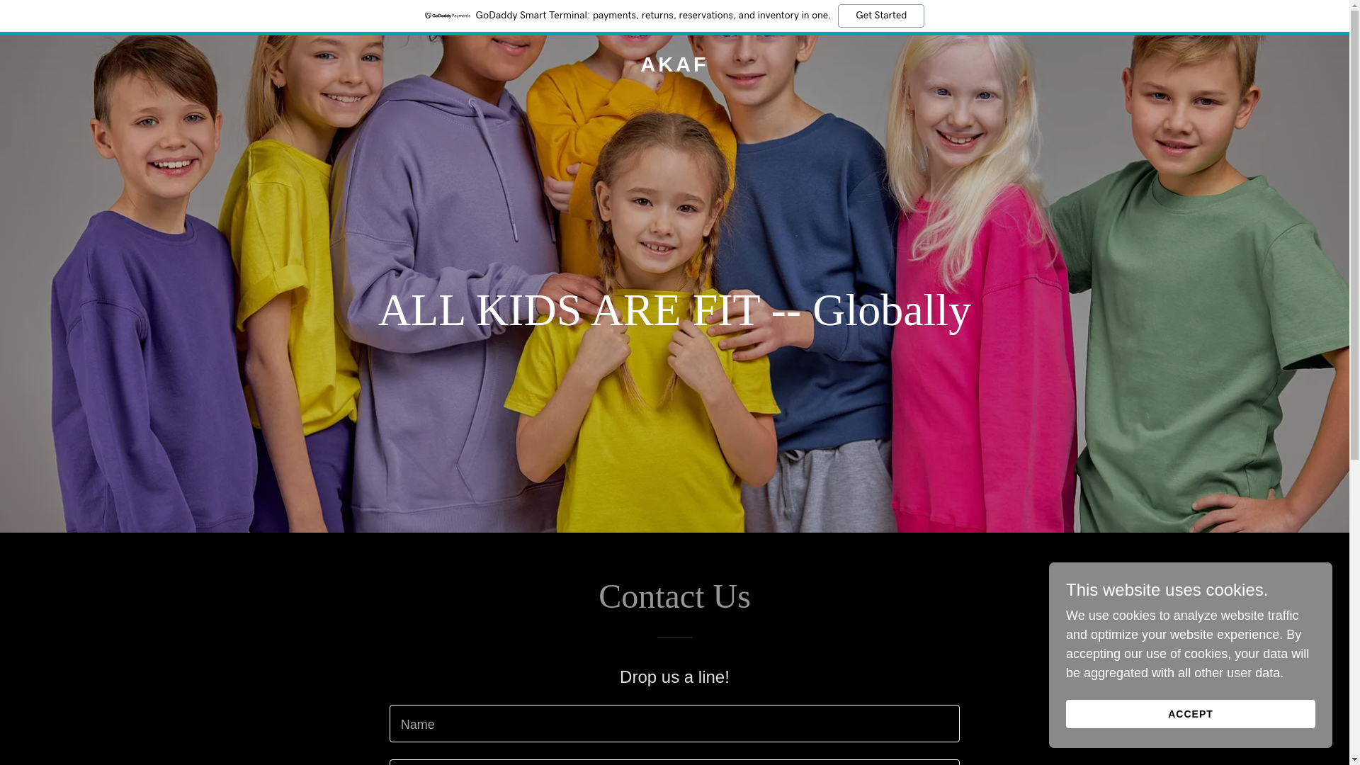 website screenshot of https://akaf.world/
