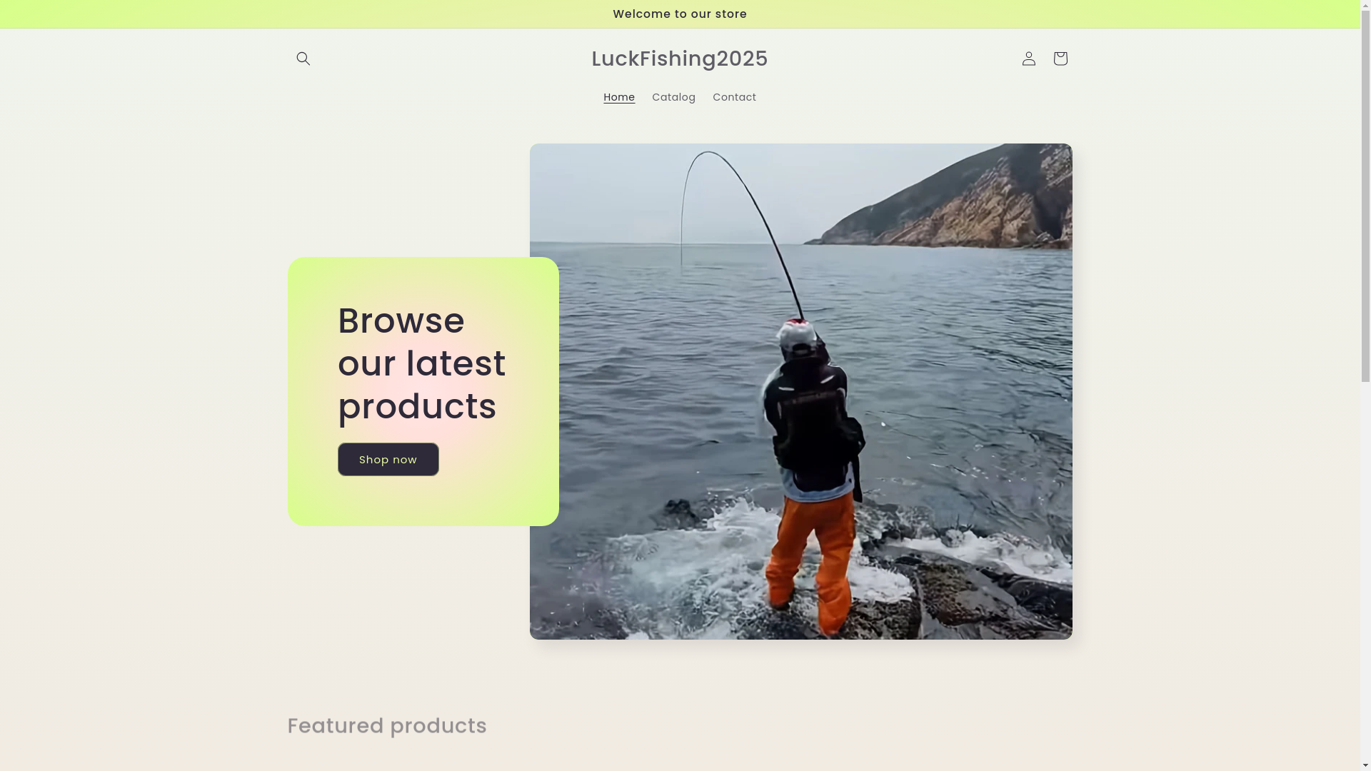website screenshot of https://luckfishing2025.shop/