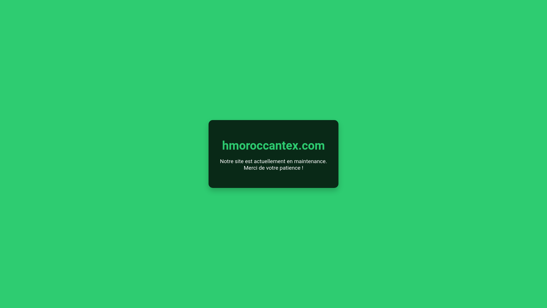 website screenshot of https://moroccantex.com/