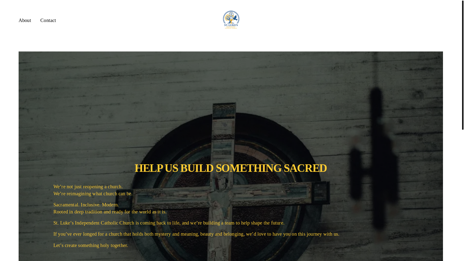 website screenshot of https://saintlukesindy.org/