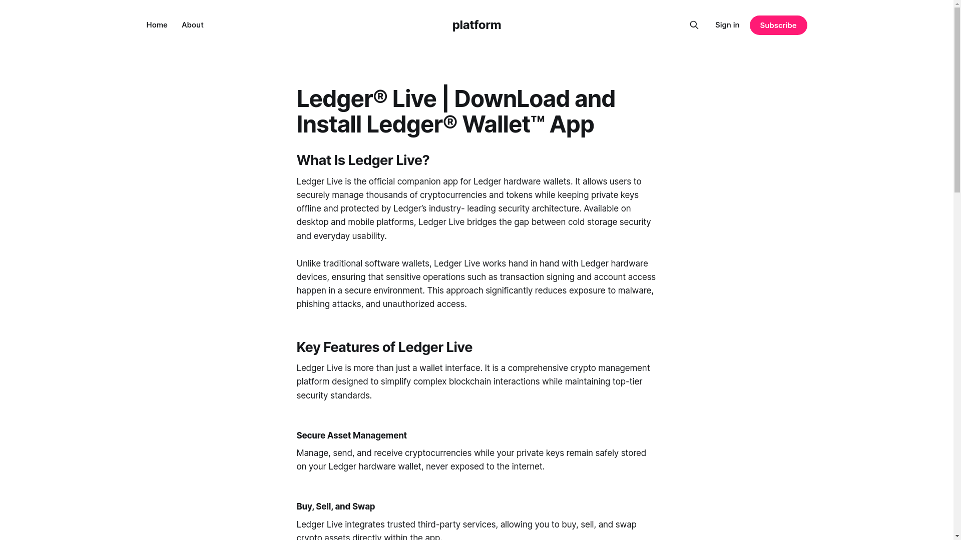 website screenshot of https://platform.ghost.io/live-en/