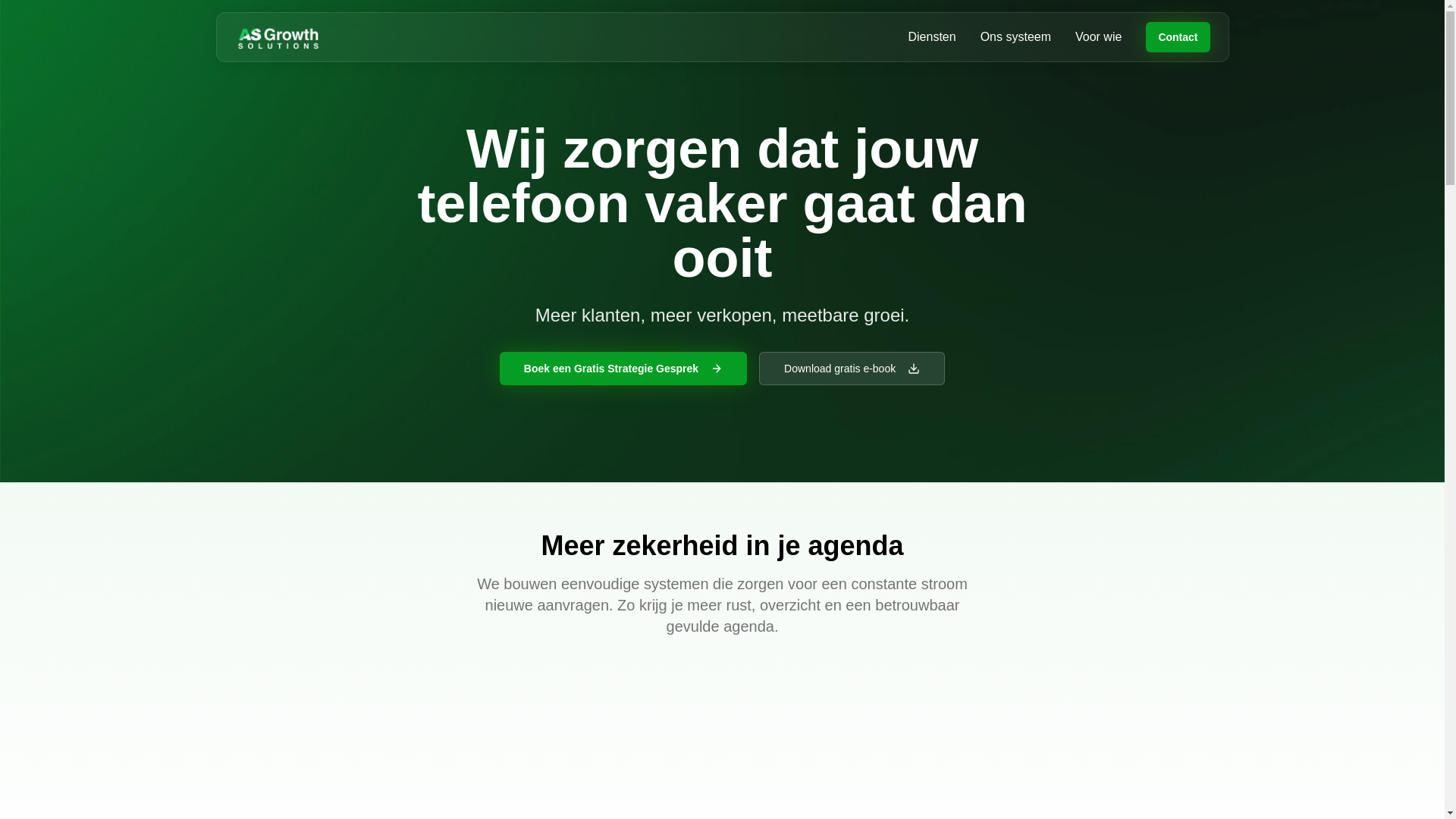 website screenshot of https://asgrowth-solutions.com/