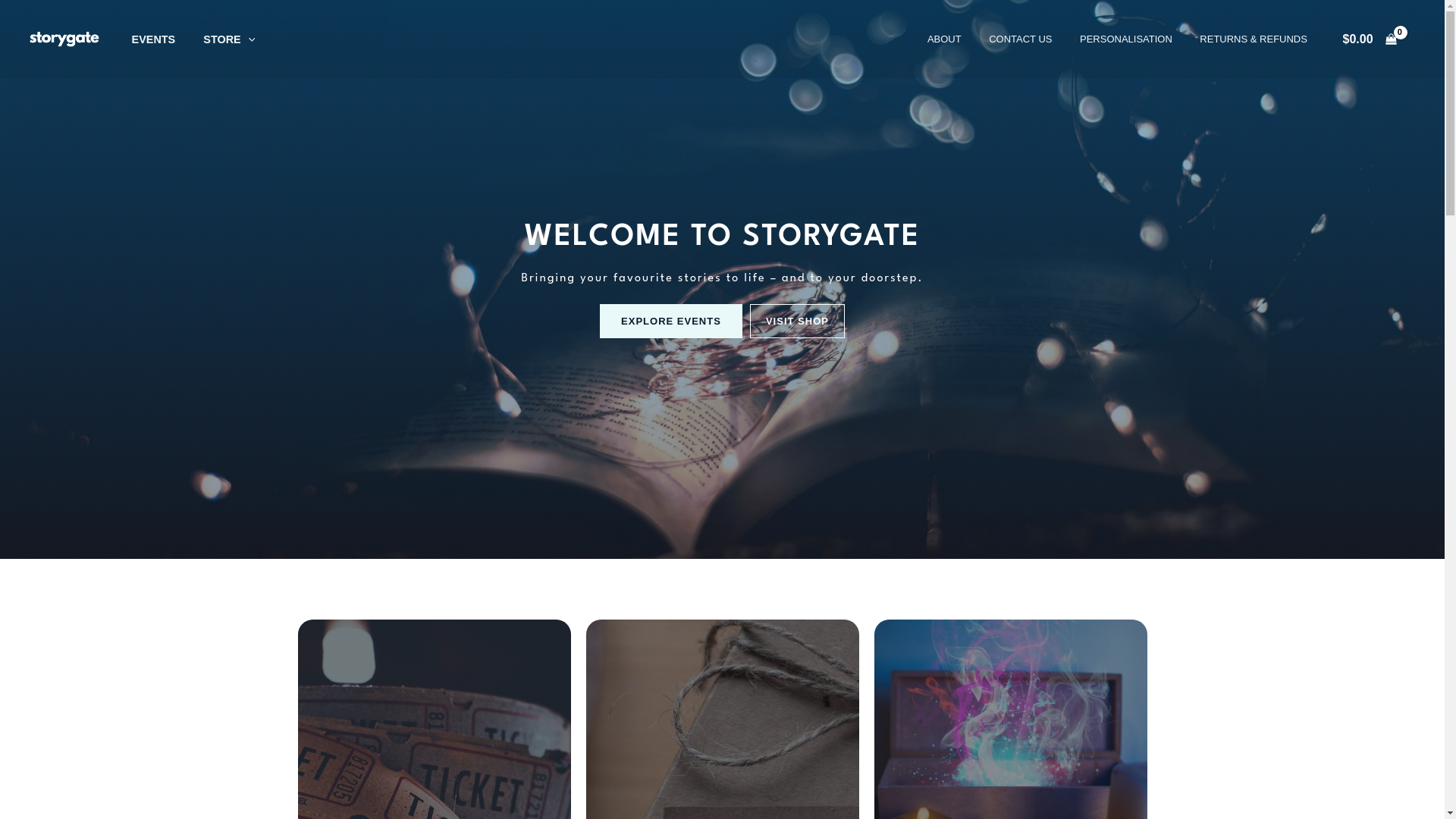 website screenshot of https://storygate.online/
