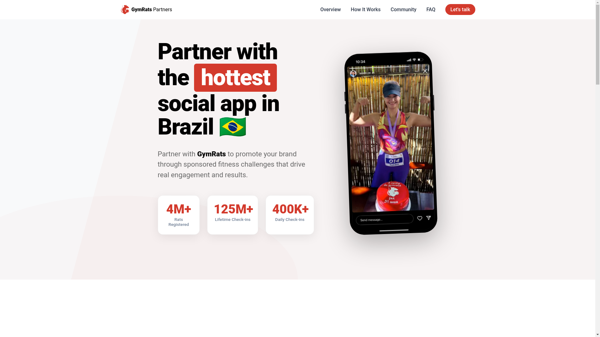 website screenshot of https://partners-site.pages.dev/