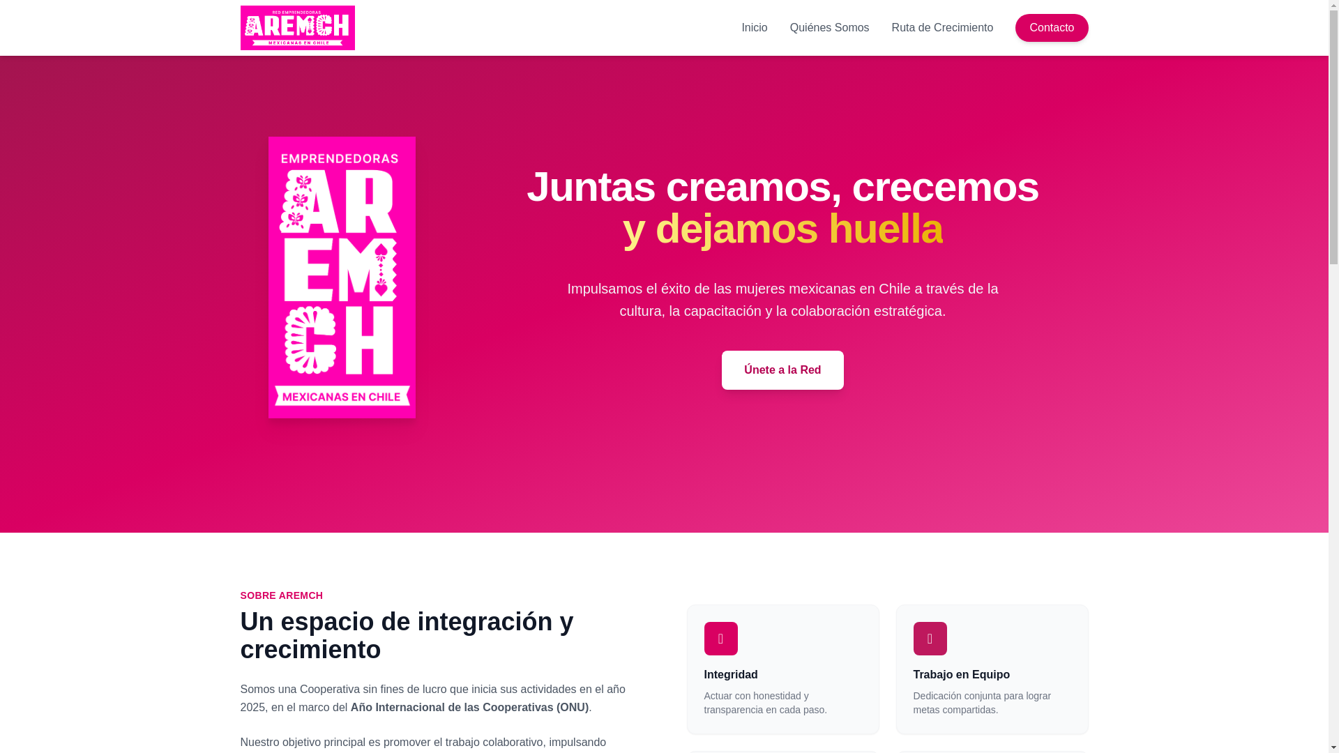 website screenshot of https://aremch.cl/