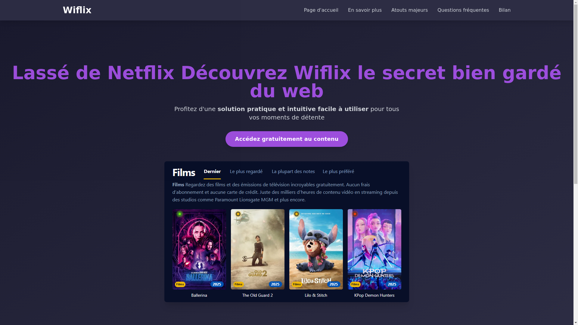 website screenshot of https://wiflix-comh.pages.dev/