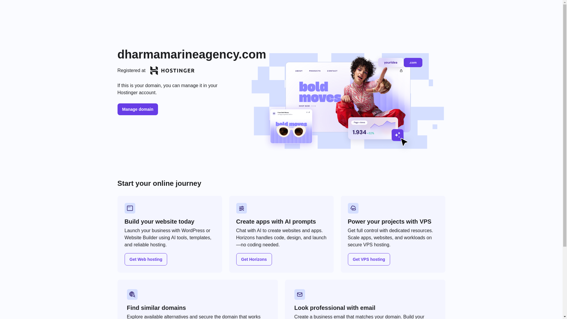 website screenshot of https://dharmamarineagency.com/