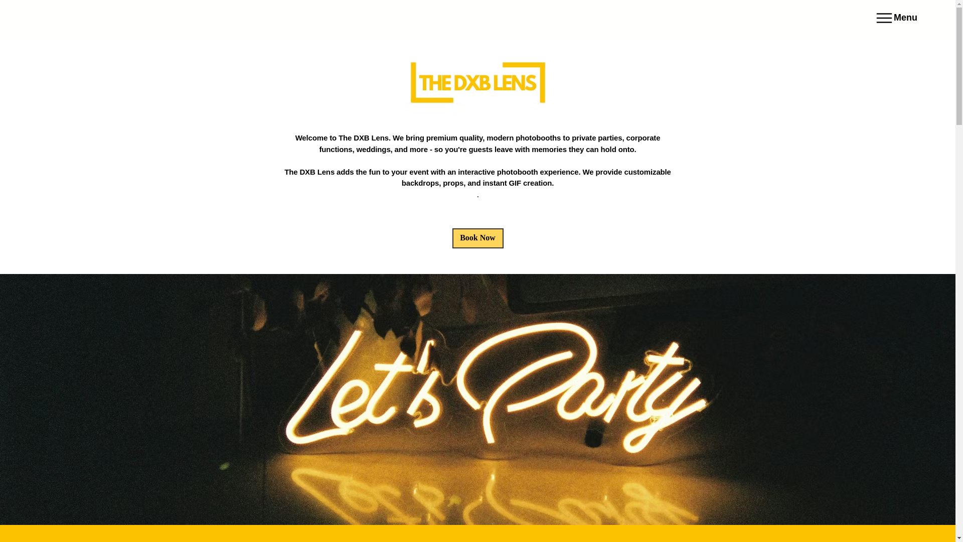 website screenshot of https://jfphotobooths.com/