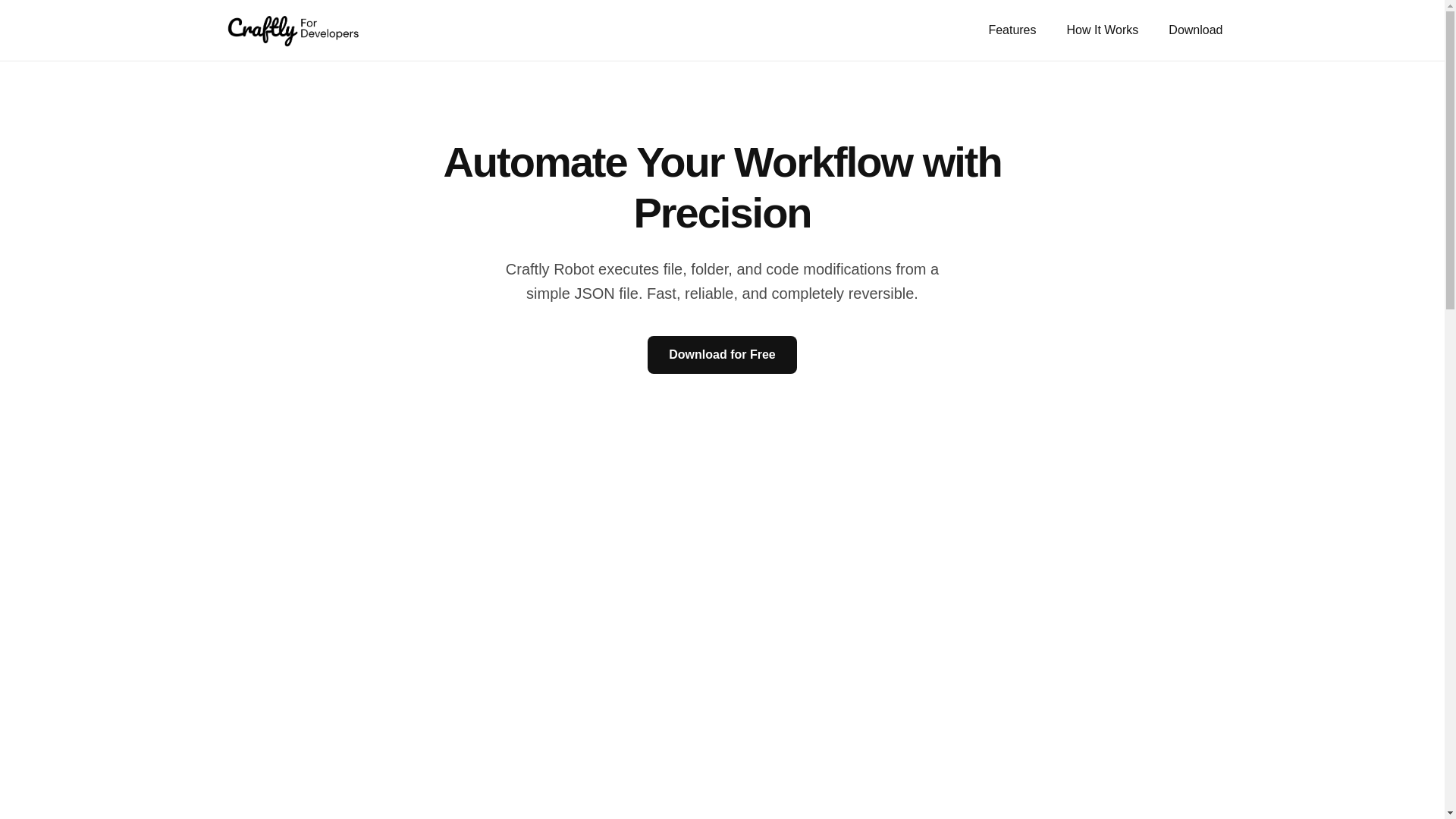 website screenshot of https://craftly-developers.pages.dev/